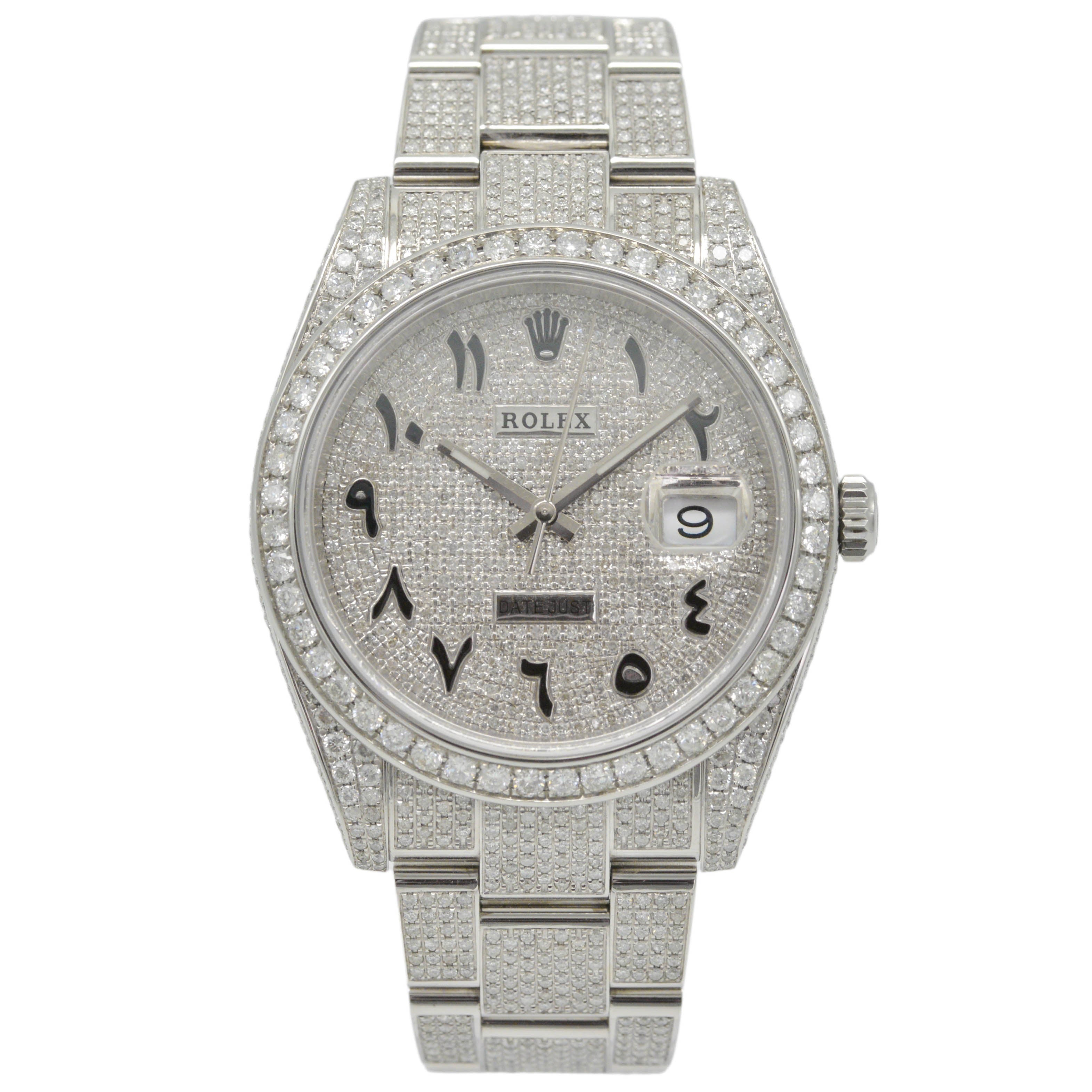Rolex Datejust 41 Stahl Iced Out 126300 - 2023