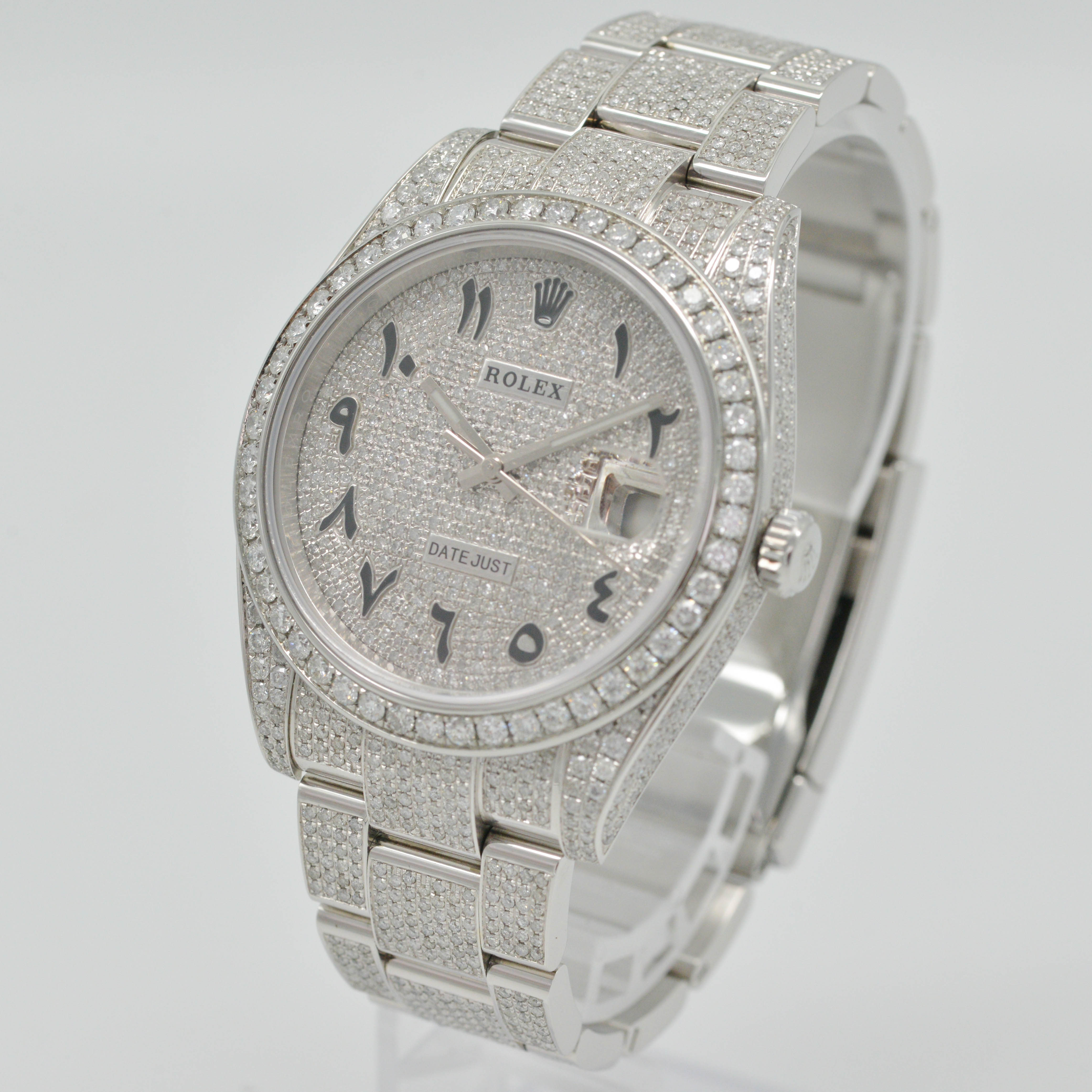 Rolex Datejust 41 Stahl Iced Out 126300 - 2023