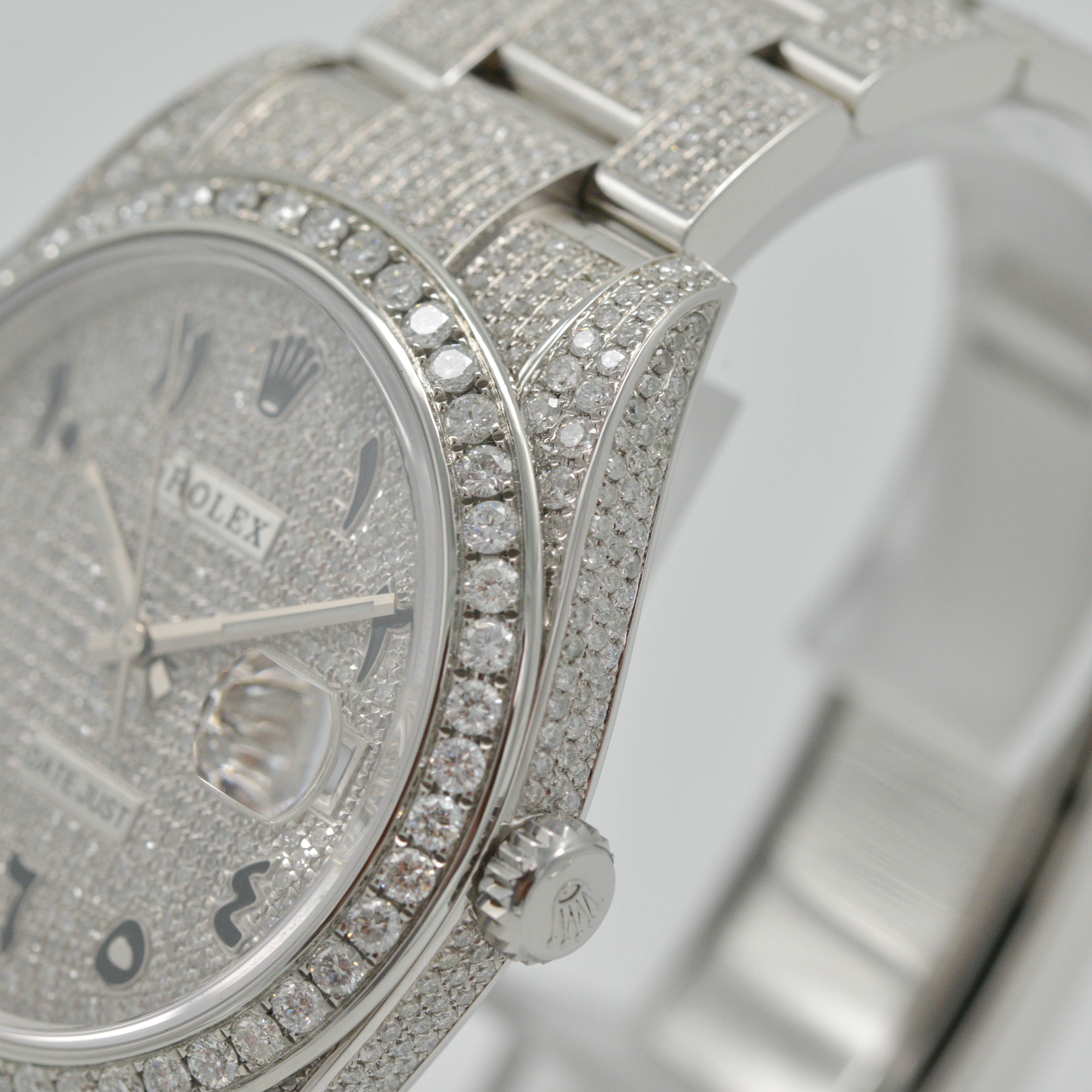 Rolex Datejust 41 Stahl Iced Out 126300 - 2023