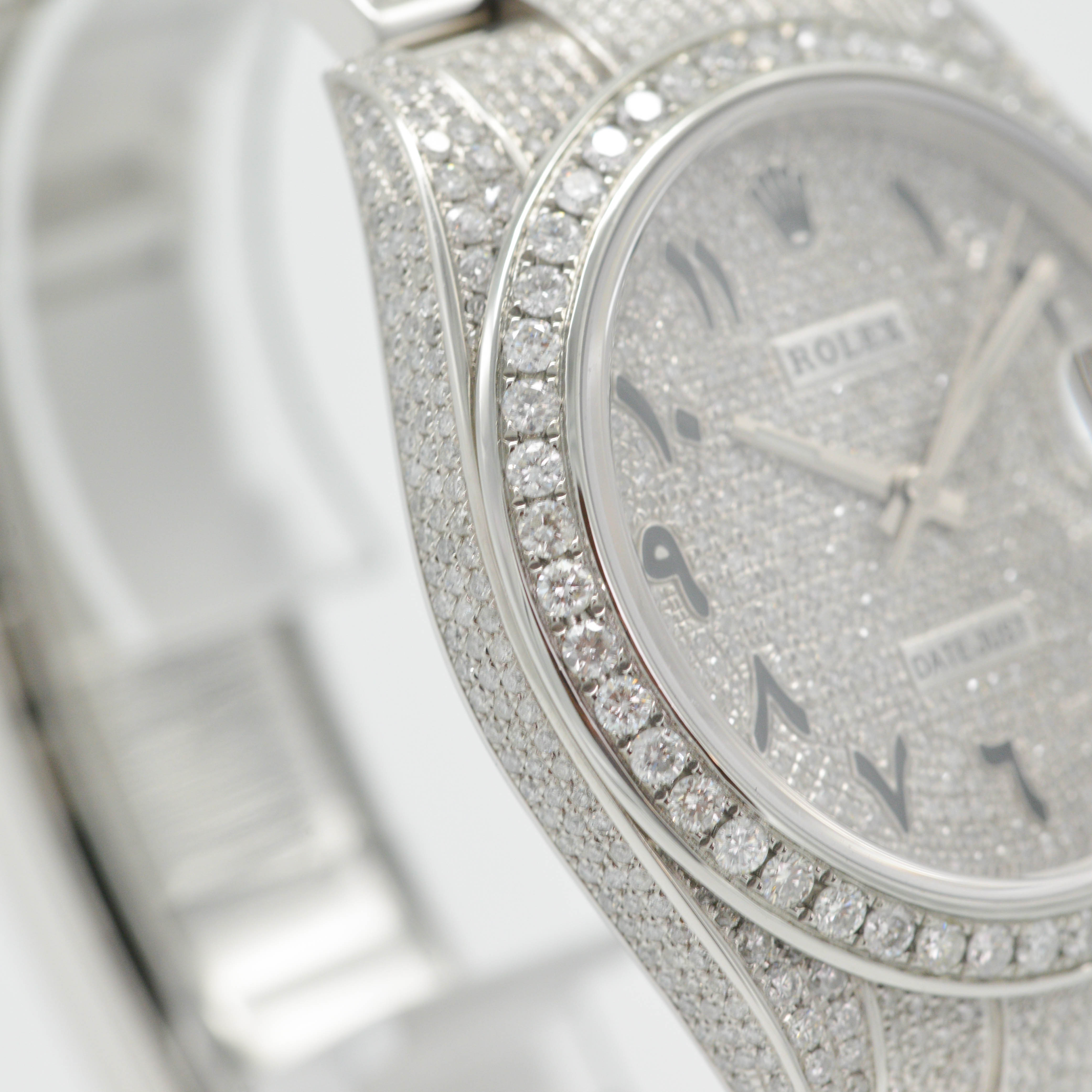Rolex Datejust 41 Stahl Iced Out 126300 - 2023