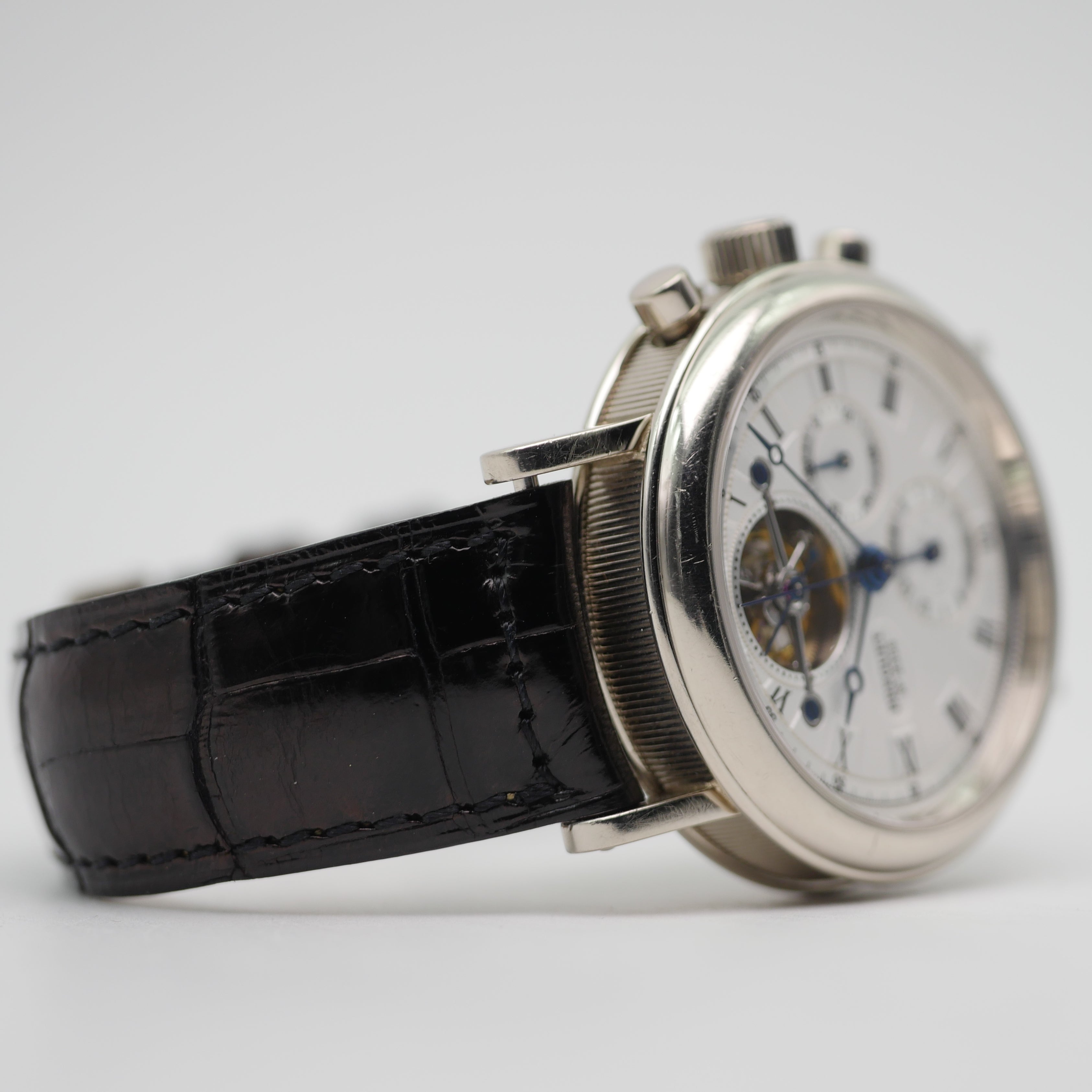 Breguet Classique Complications Tourbillon Chronograph Weißgold 3577