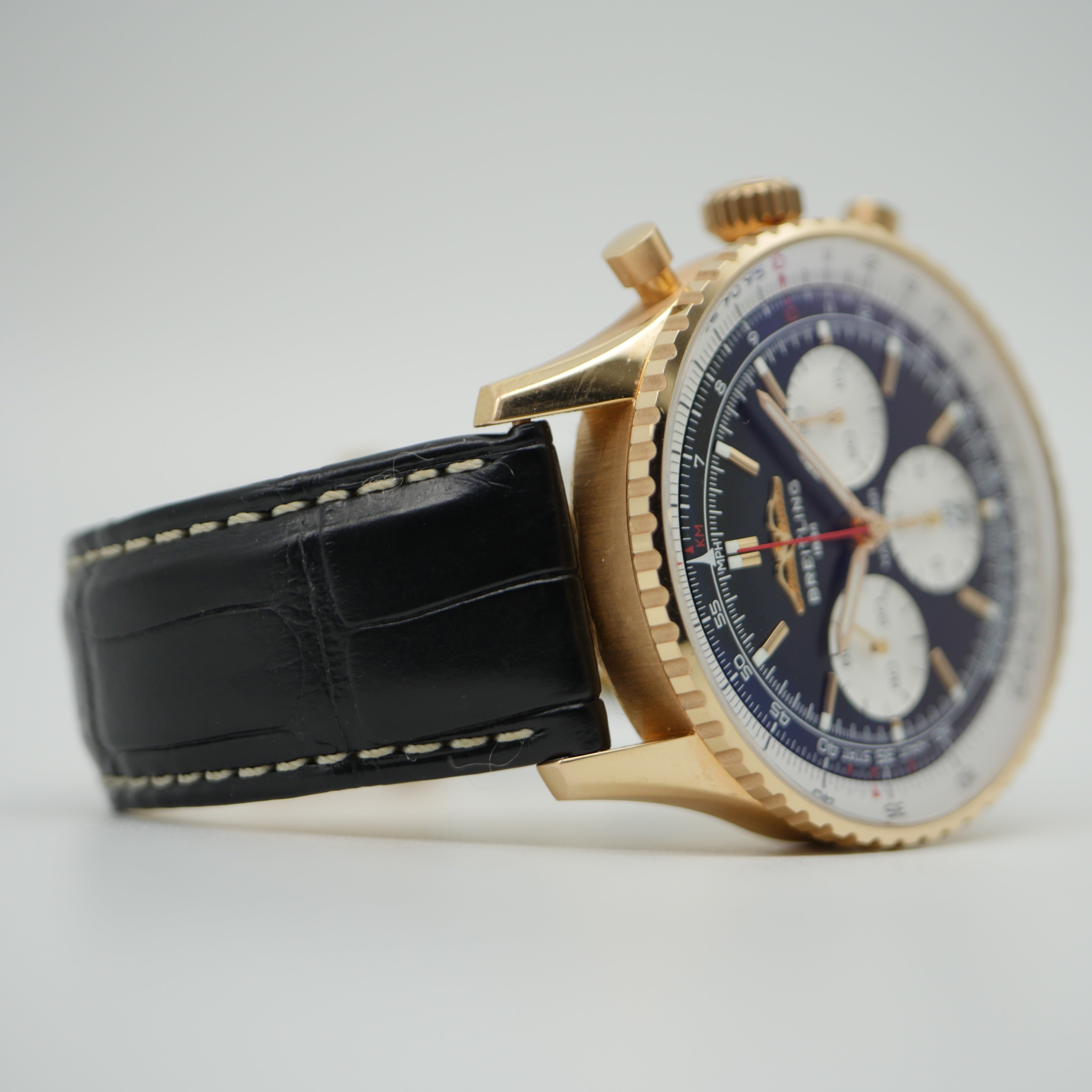 Breitling Navitimer B01 Chronograph 43 Roségold 2022 - RB0138