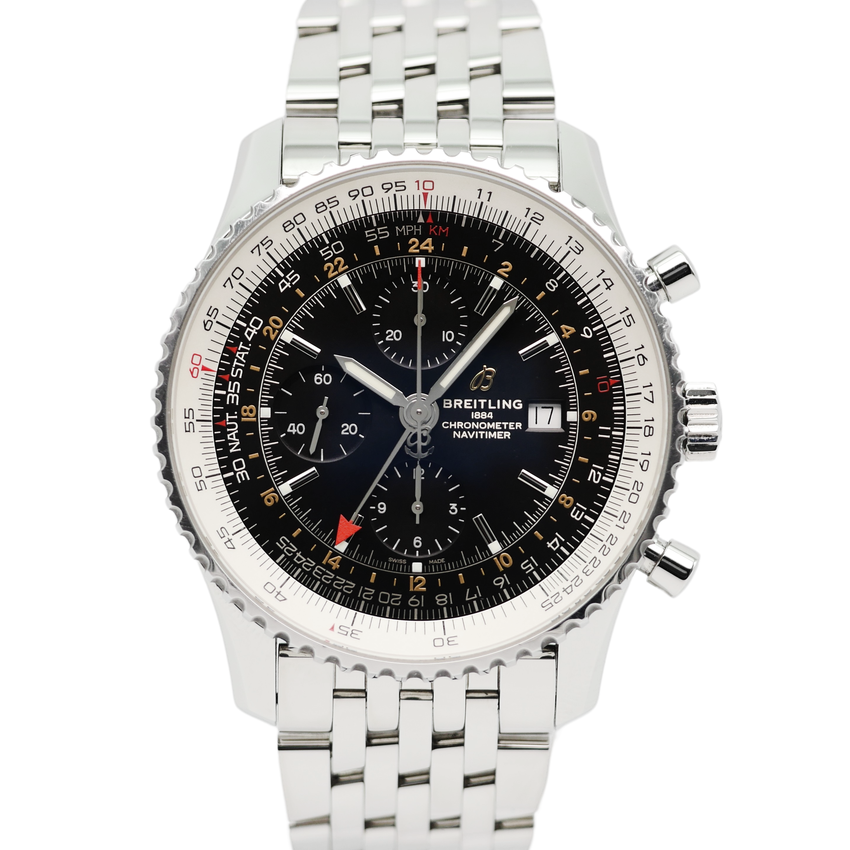 Breitling Navitimer World Steel A2432212 - 2013