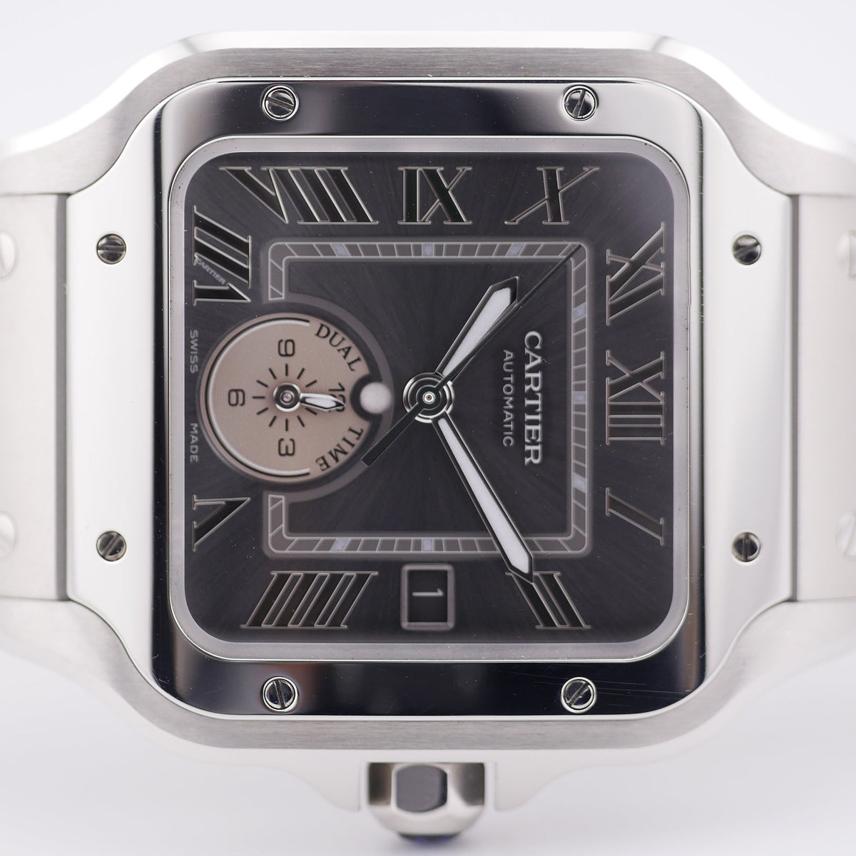 Cartier Santos Dual Time Stahl WSSA0076 - 2025