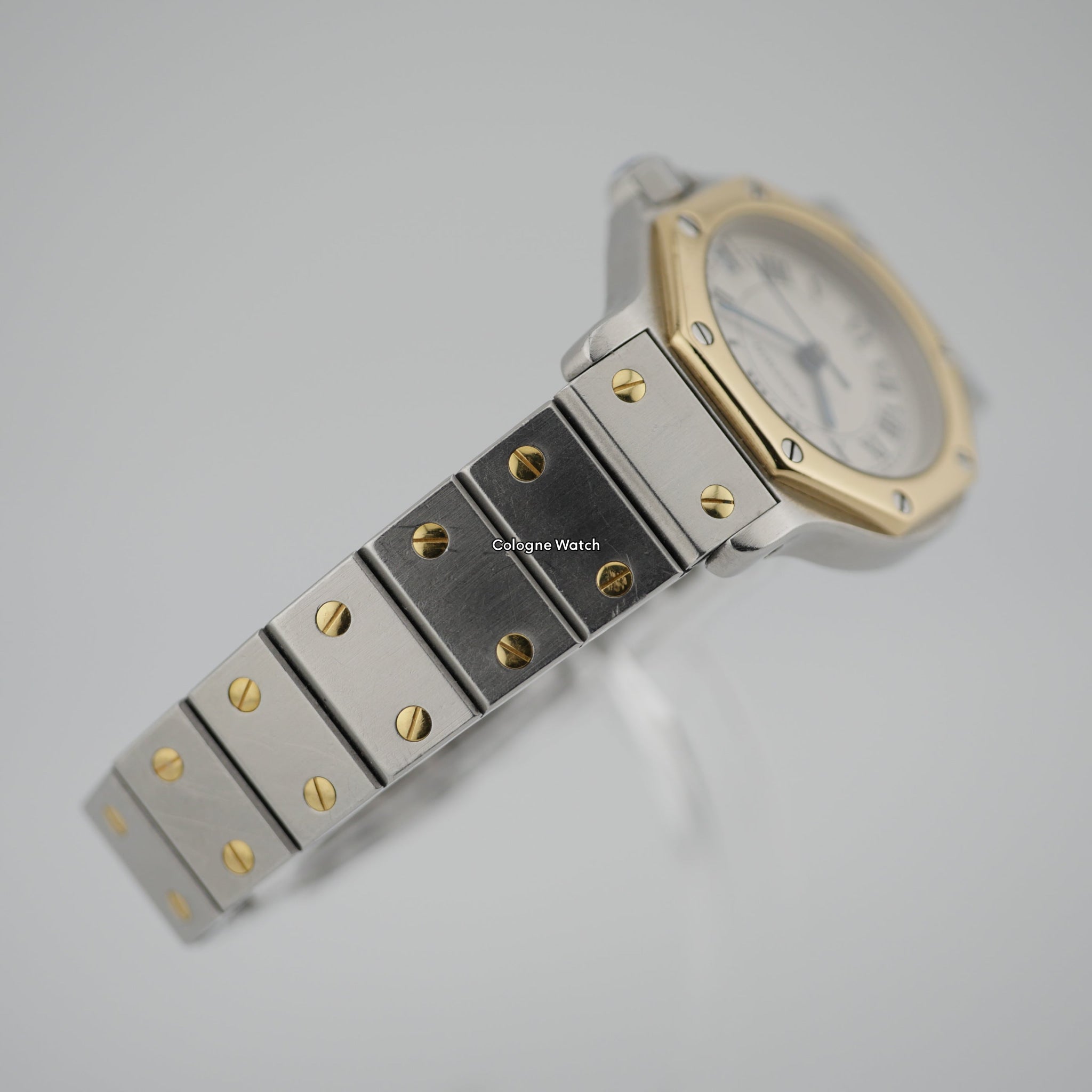 Cartier Santos Octagon Stahl / Gelbgold 187903