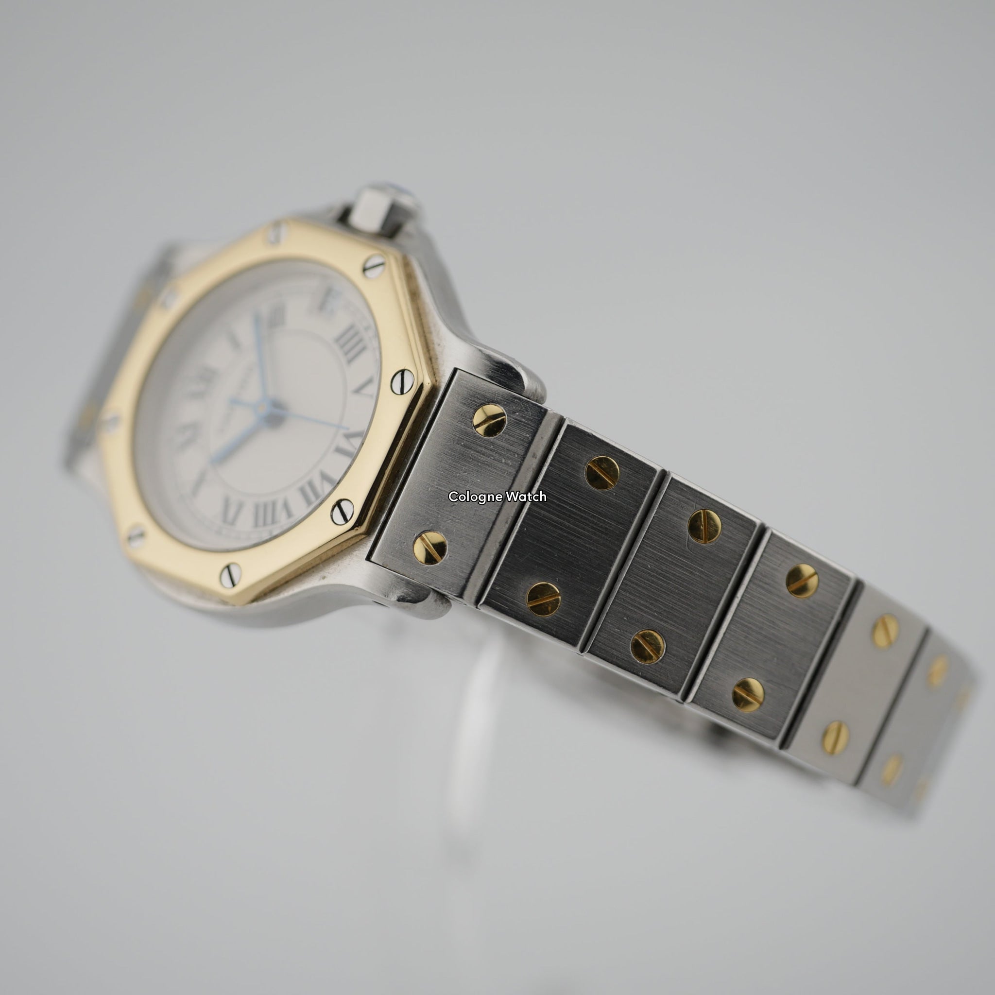 Cartier Santos Octagon Stahl / Gelbgold 187903