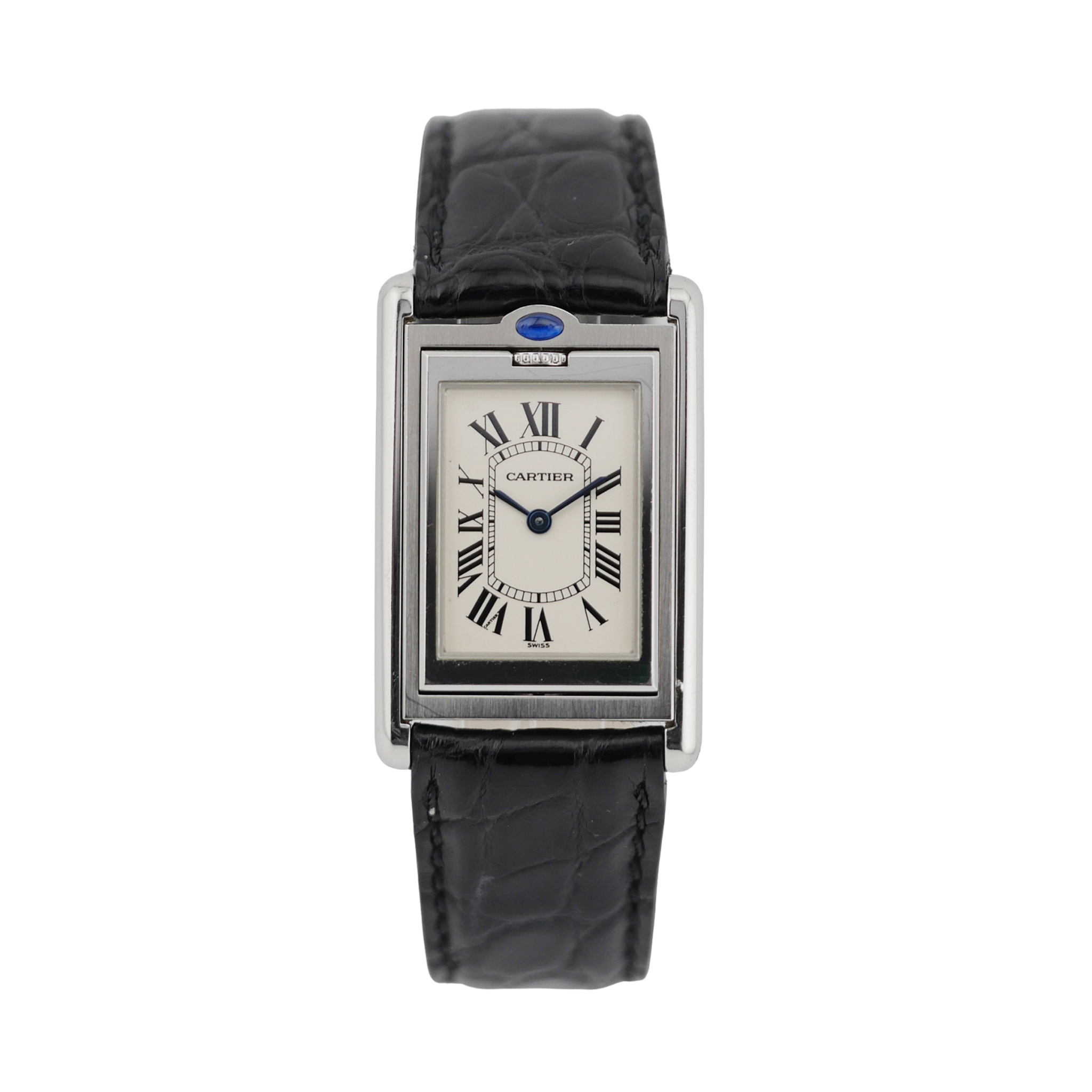 Cartier Tank Basculante Stahl 2405