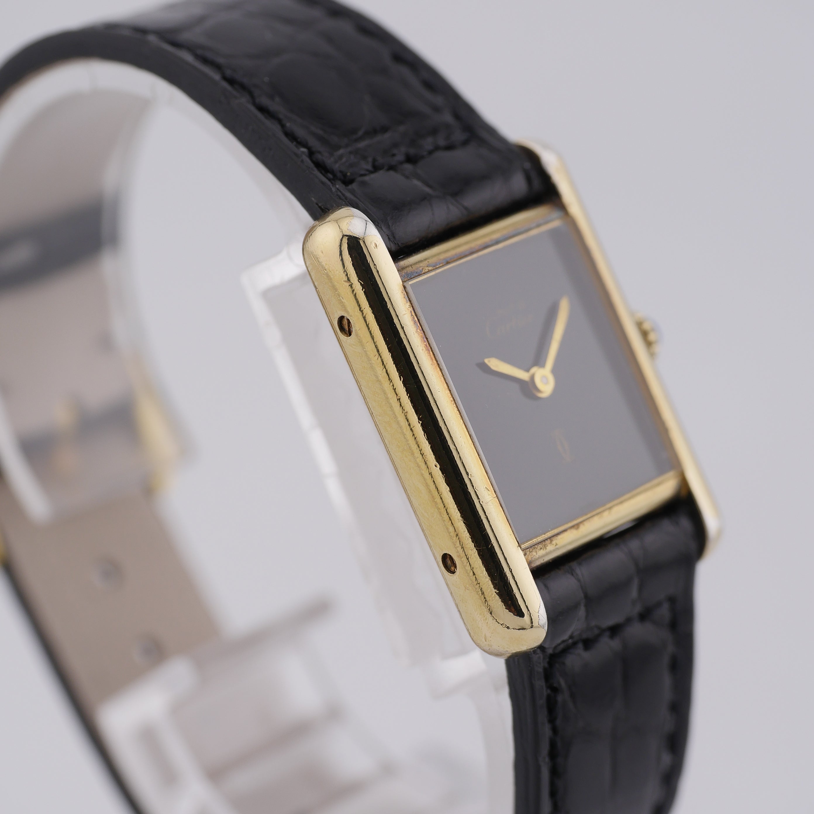 Cartier Tank Vermeil Silber / Vergoldet 3 66001