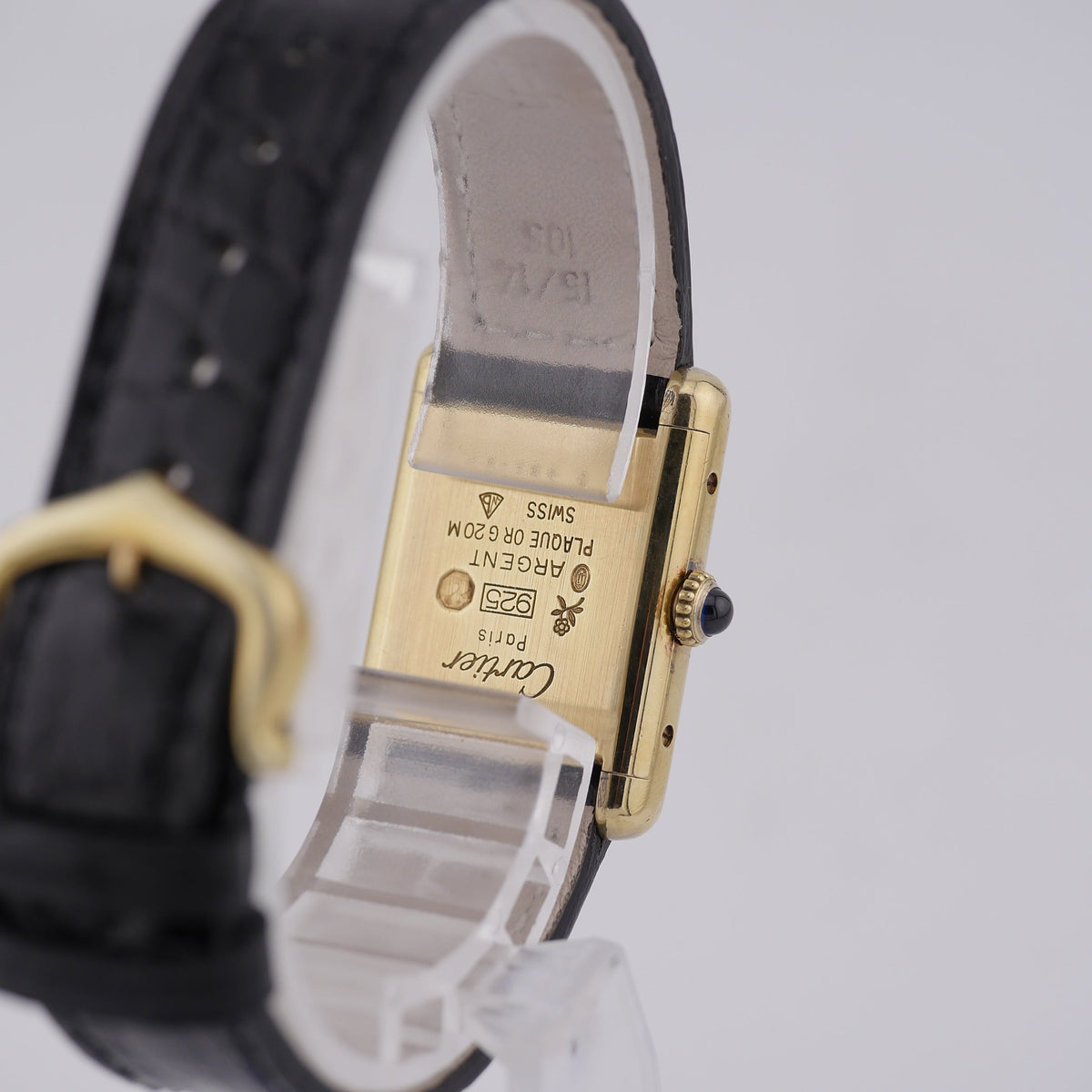 Cartier Tank Vermeil Silber / Vergoldet 3 66001