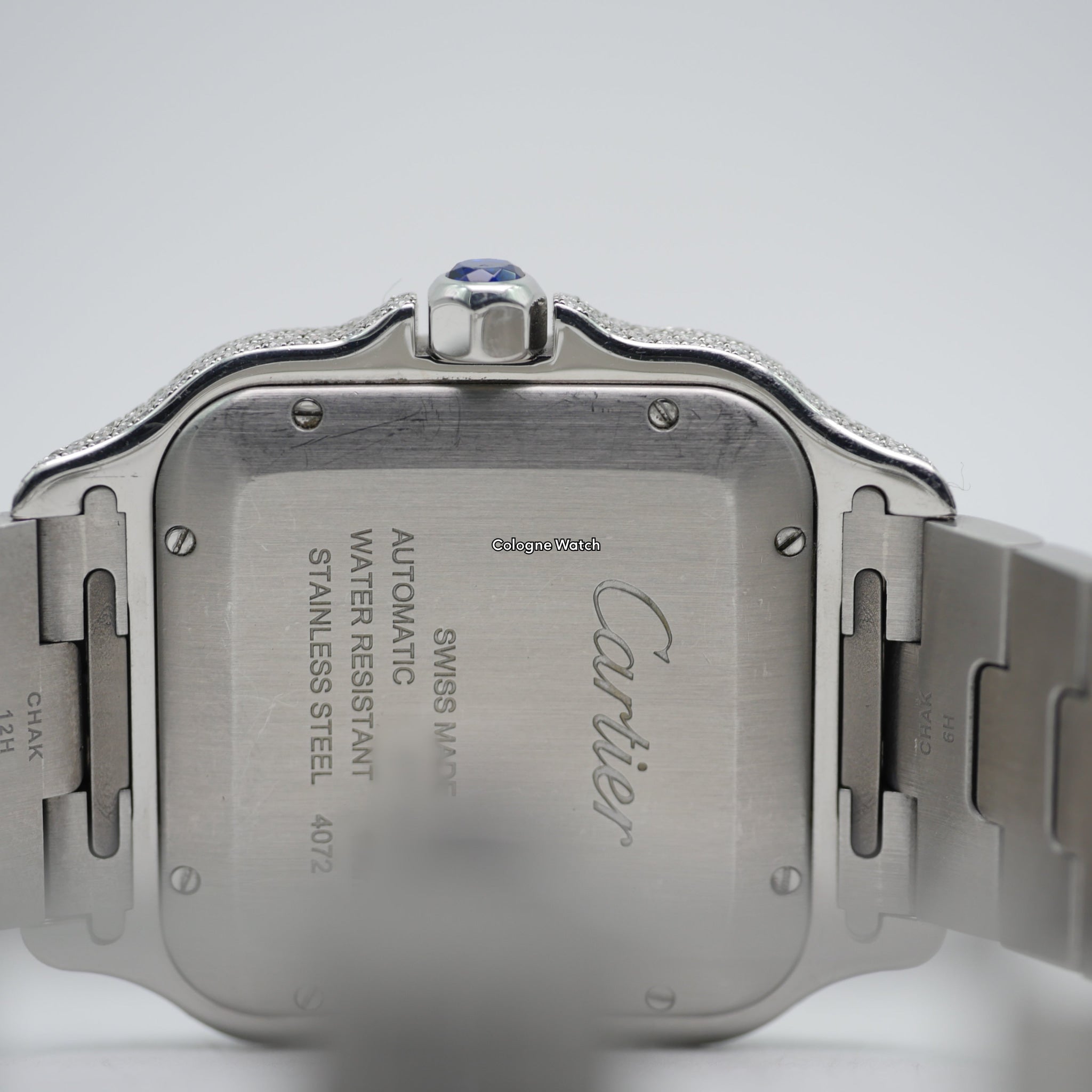 Cartier Santos Iced Out Steel WSSA0018 - 2021