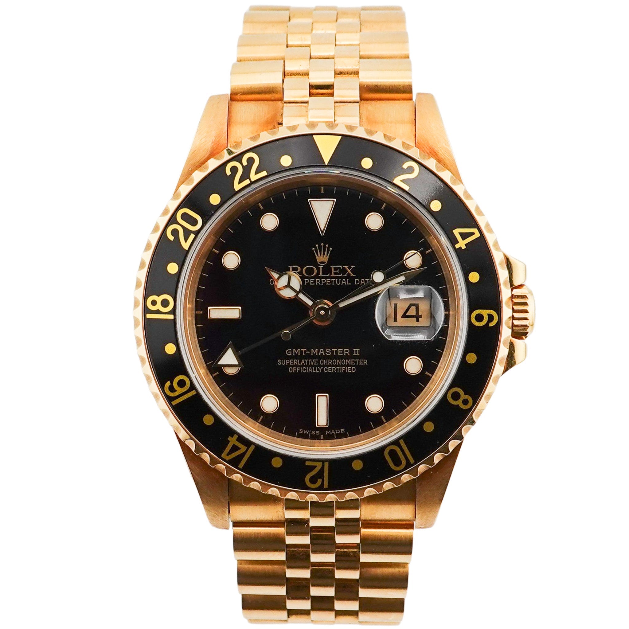 Rolex GMT-Master II 16718 Yellow Gold - 2001