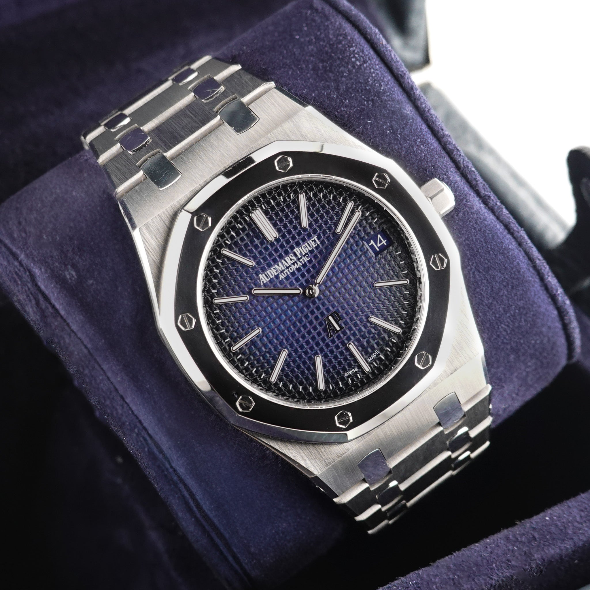 Audemars Piguet Royal Oak ''Jumbo'' Extra-Thin Titanium/Platinum 15202IP - 2014
