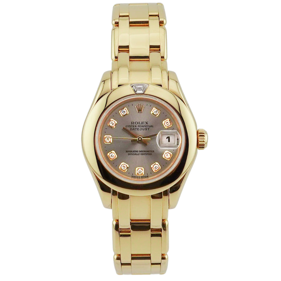 Rolex Lady-Datejust Pearlmaster 29mm Gelbgold - 80328