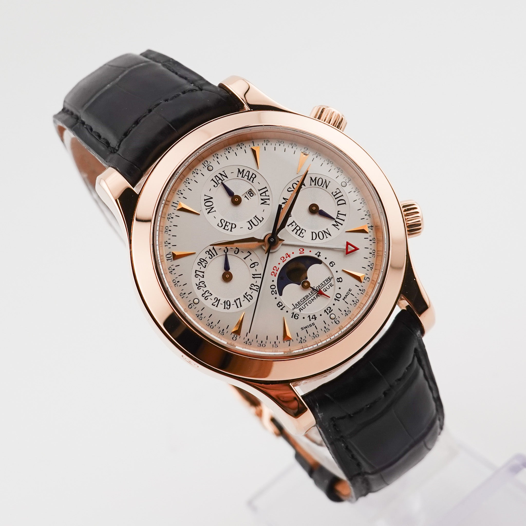 Jaeger Le Coultre Master Grand Memovox Rose Gold 146.240.952