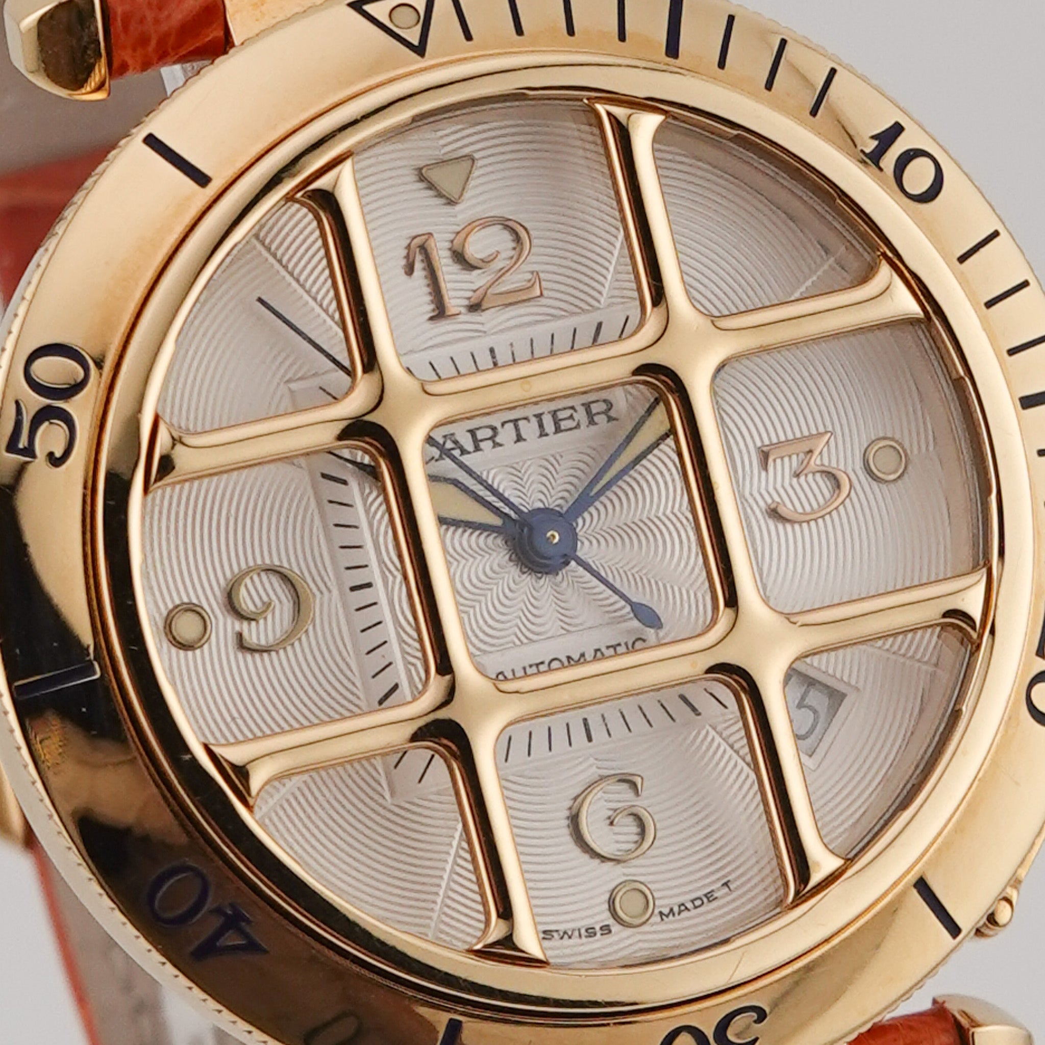 Cartier Pasha Gelbgold Automatik