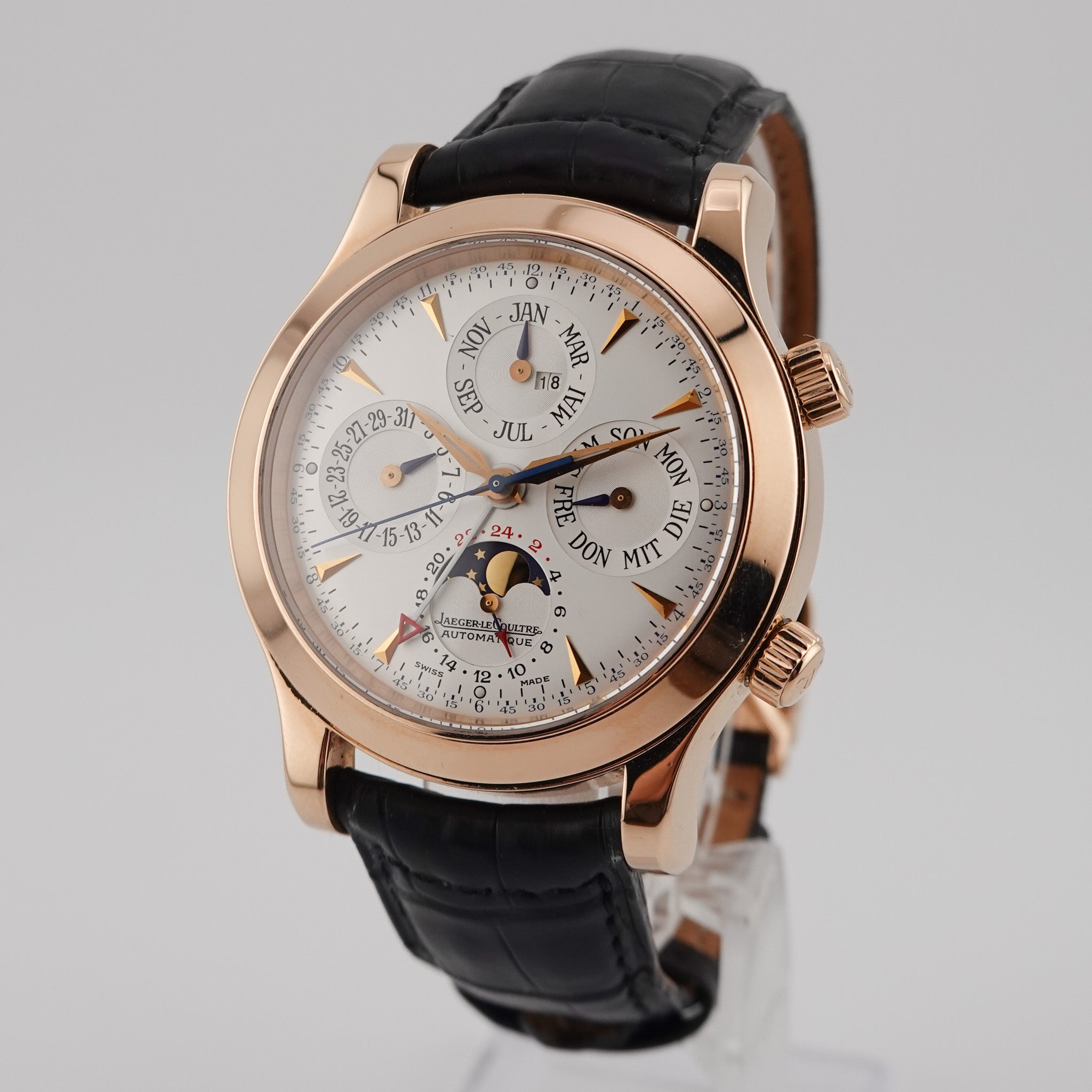 Jaeger Le Coultre Master Grand Memovox Rose Gold 146.240.952