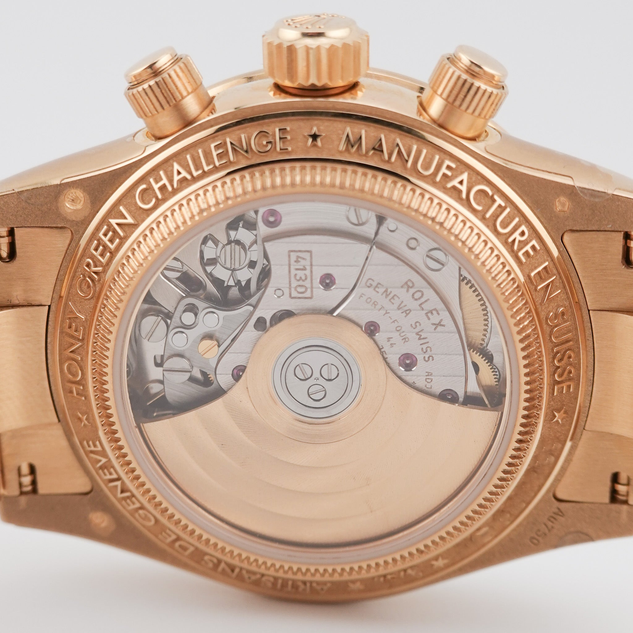 Rolex Daytona Gelbgold Green Artisans de Geneve "Honey Green Challenge"