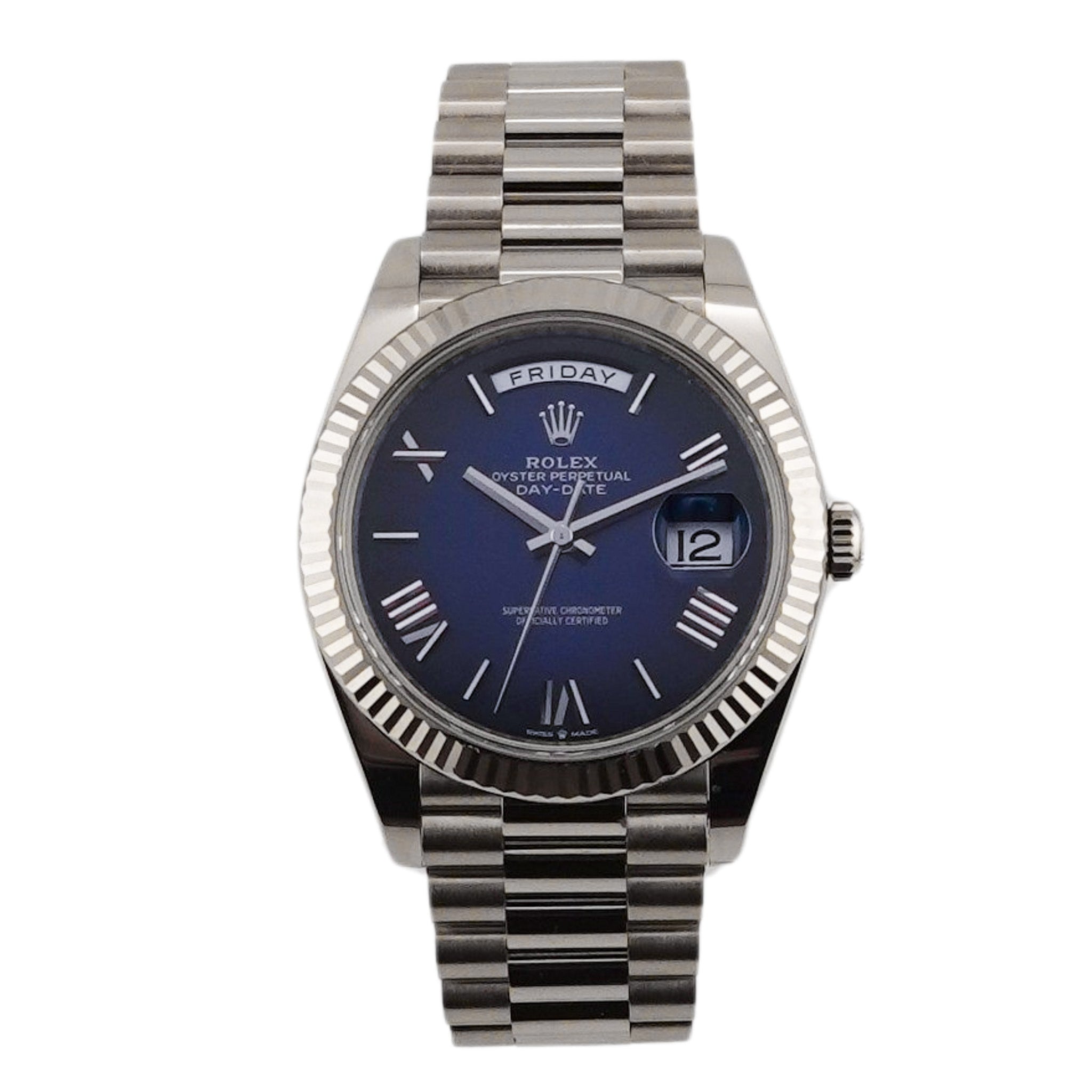 Rolex Day-Date 40 White Gold 228239 Ombre - 2024