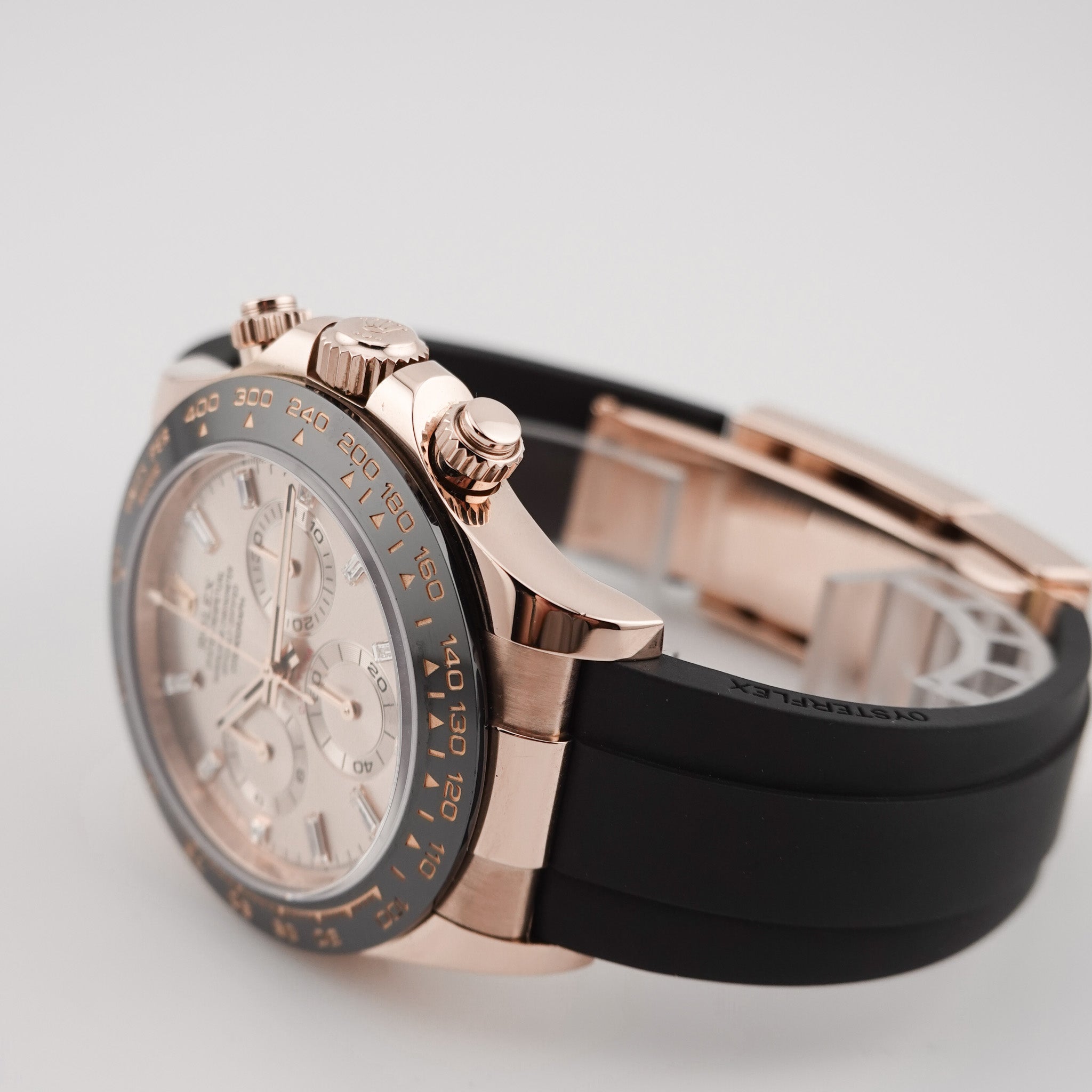 Rolex Daytona - 116515LN - Rose Gold - 2022 - Sundust Baguette