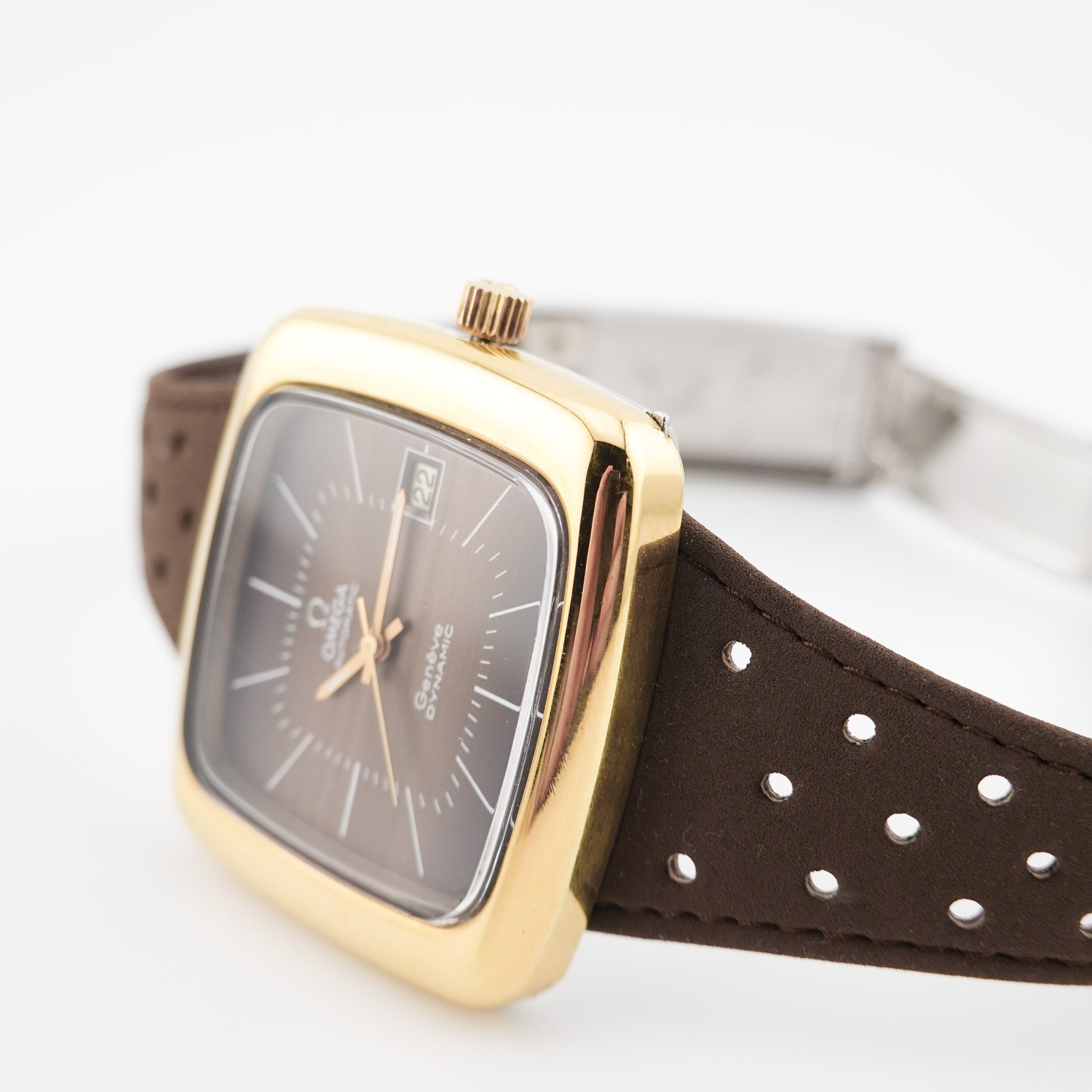 Omega Geneve Dynamic "TV" Jumbo - 166.0189 - vergoldet