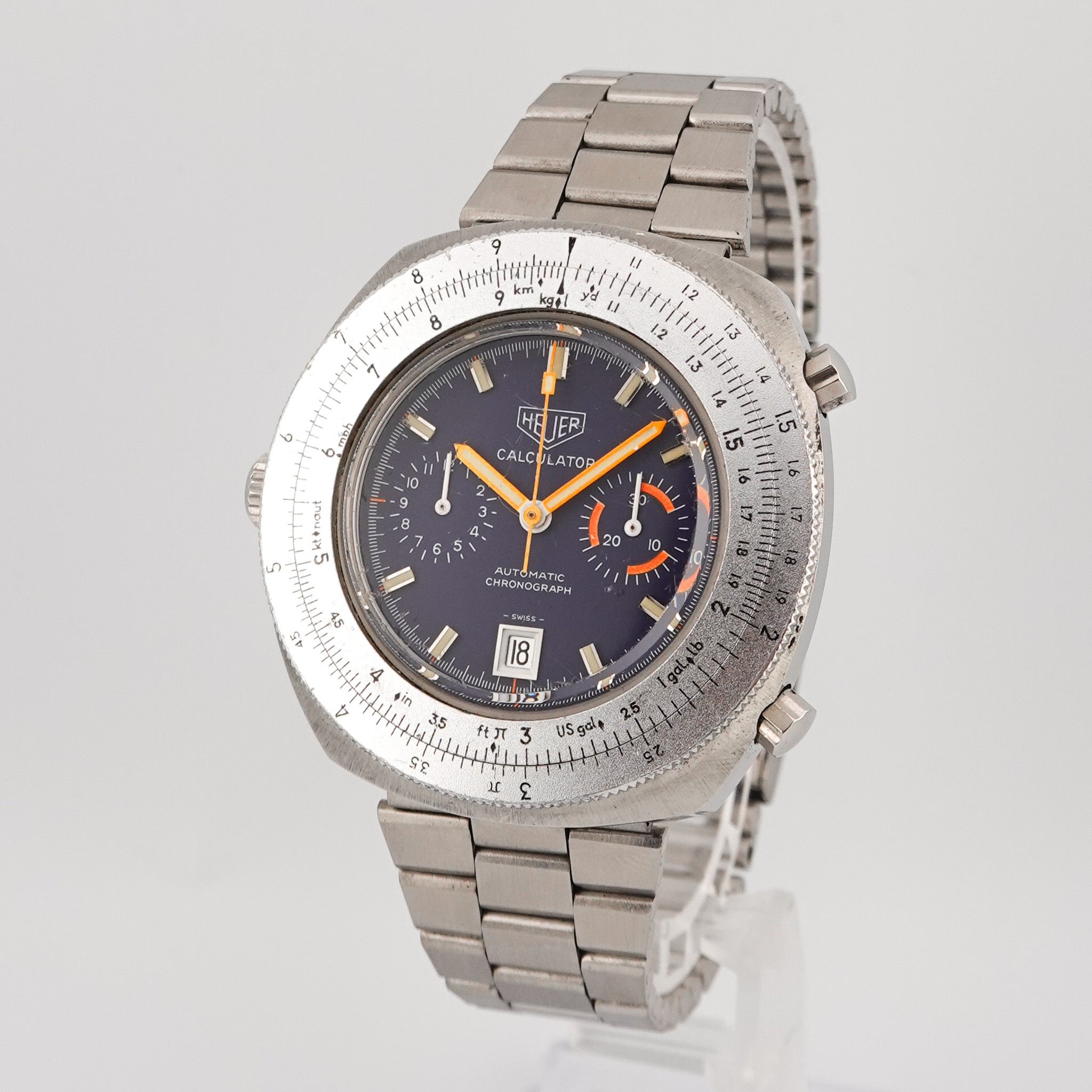 Heuer Calculator Chronograph 150.633