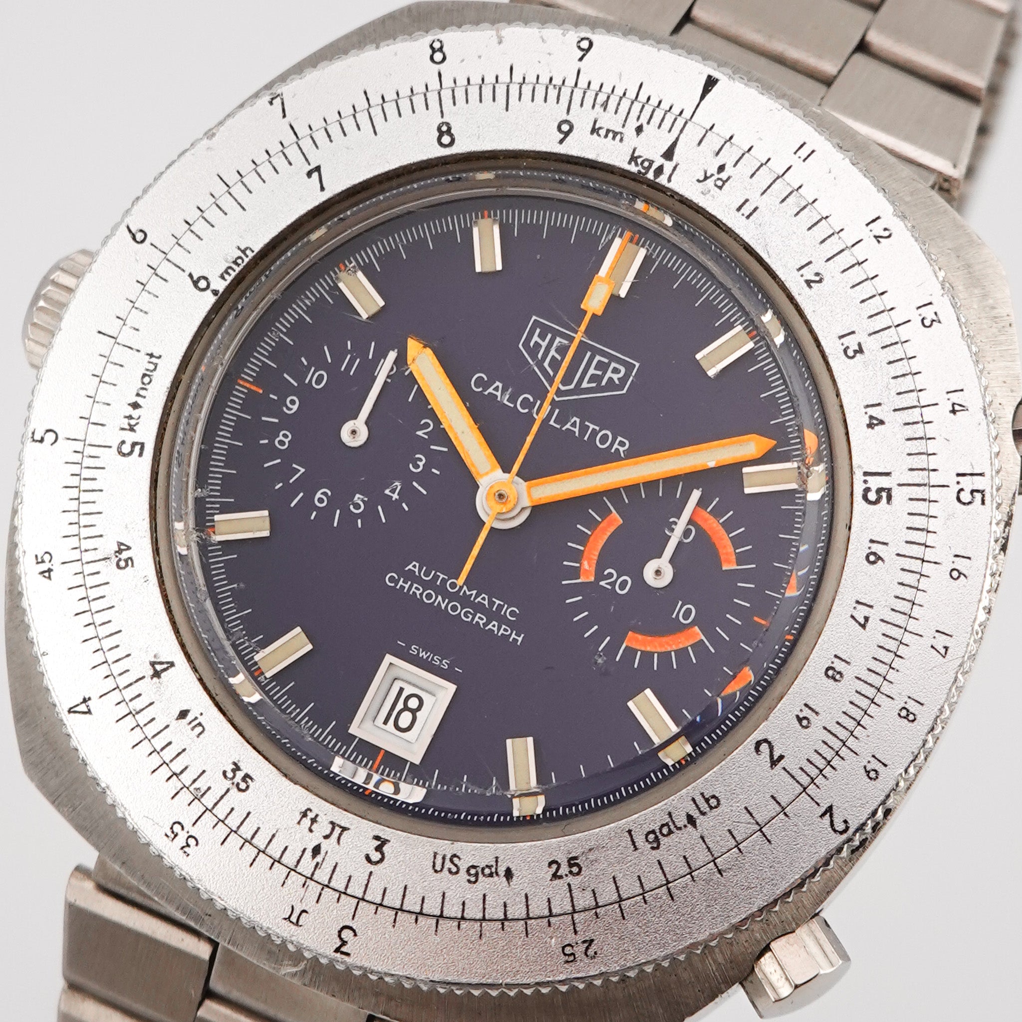 Heuer Calculator Chronograph 150.633