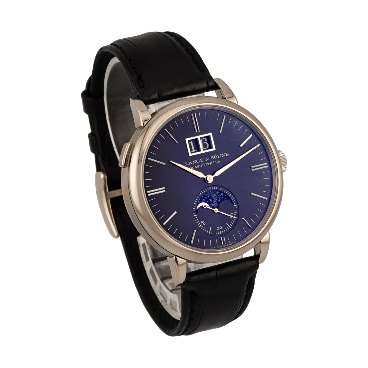 A. Lange & Söhne Saxonia Moon Phase Weißgold 384.029 - 2018