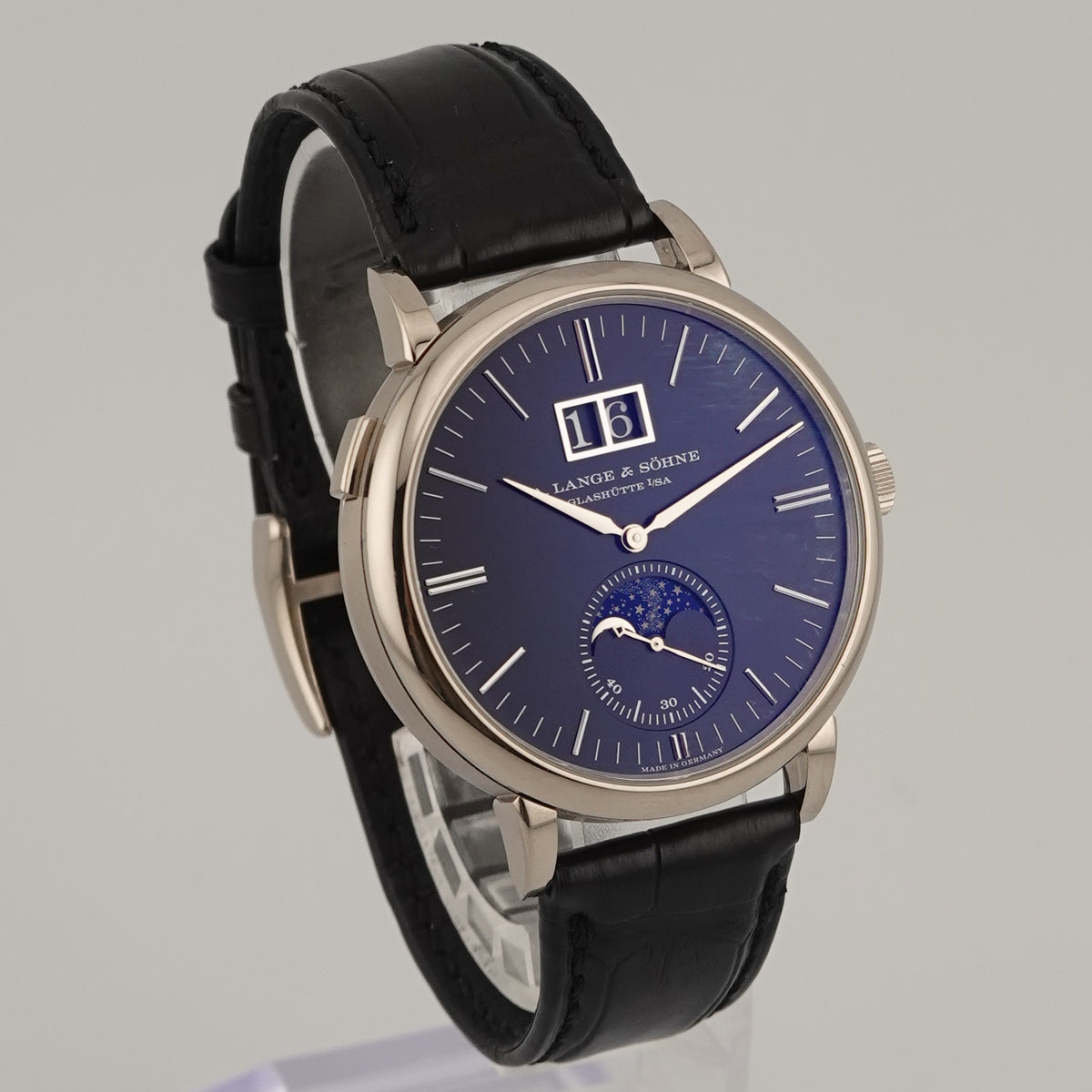 A. Lange & Söhne Saxonia Moon Phase Weißgold 384.029 - 2018