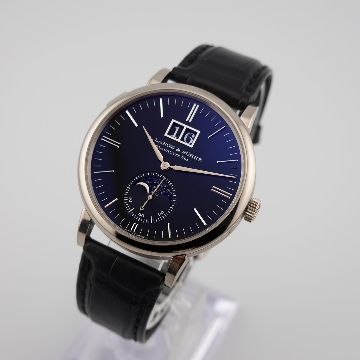 A. Lange & Söhne Saxonia Moon Phase Weißgold 384.029 - 2018