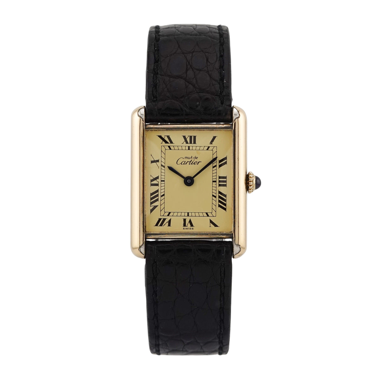 Cartier Tank Handaufzug "vergoldet"