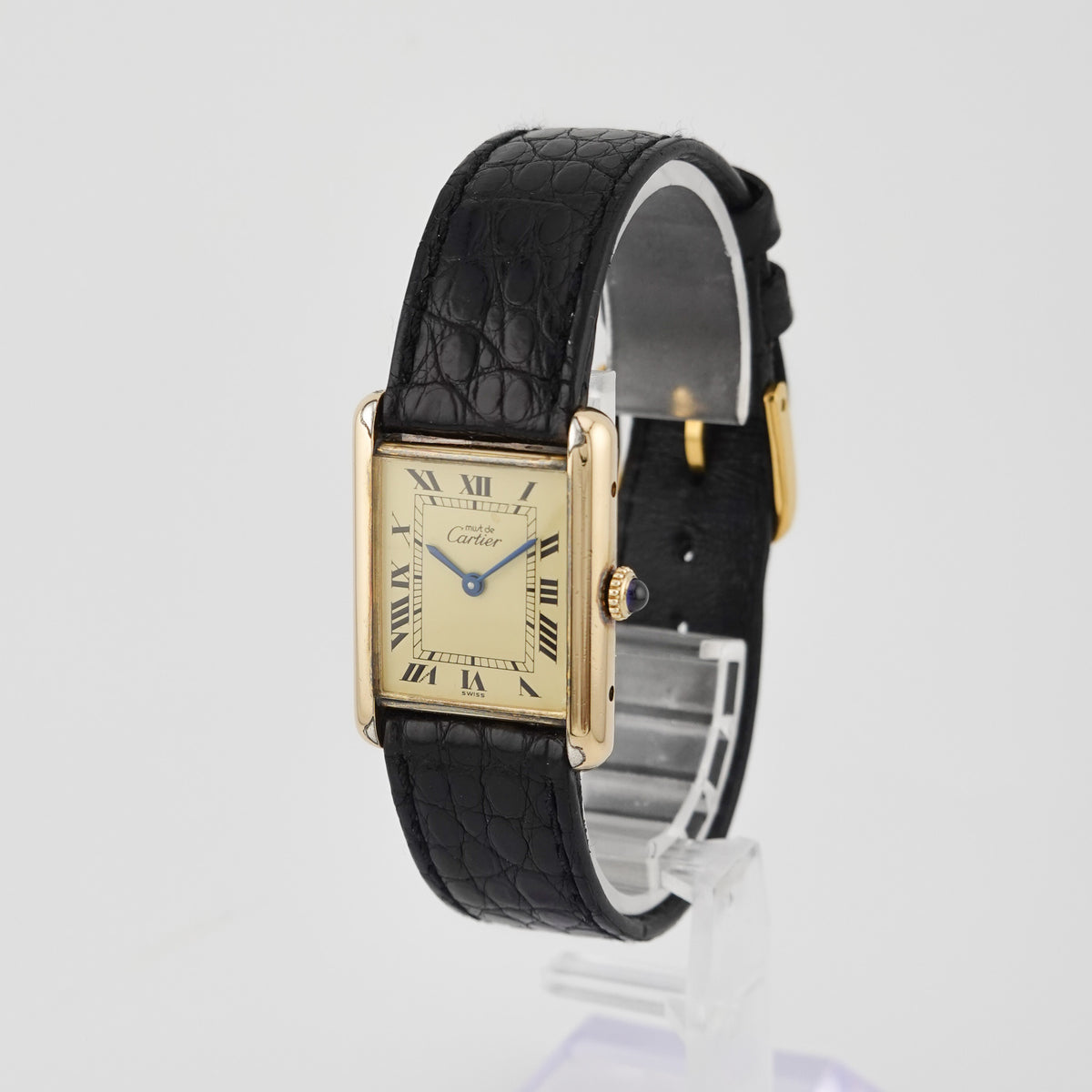 Cartier Tank Handaufzug "vergoldet"