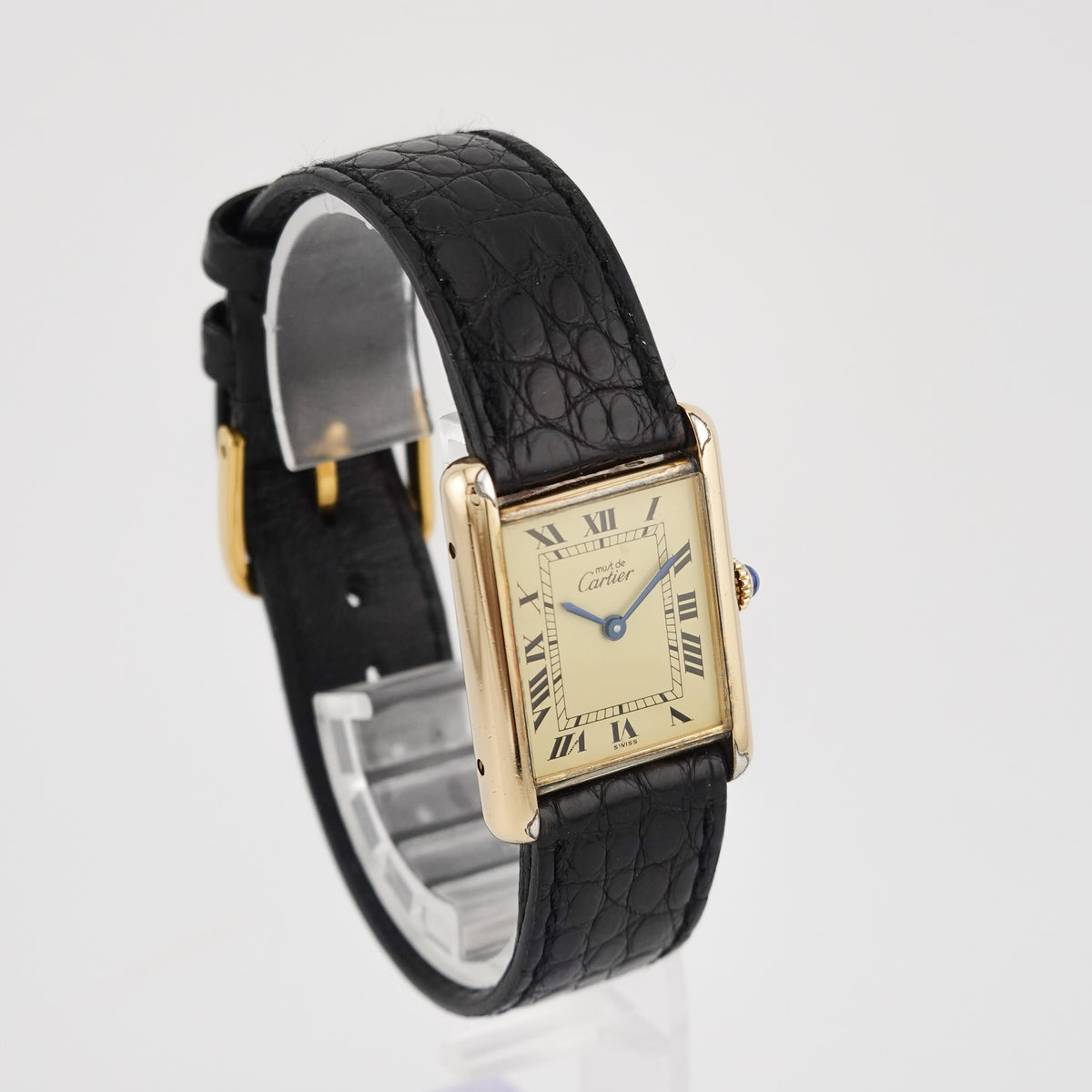 Cartier Tank Handaufzug "vergoldet"