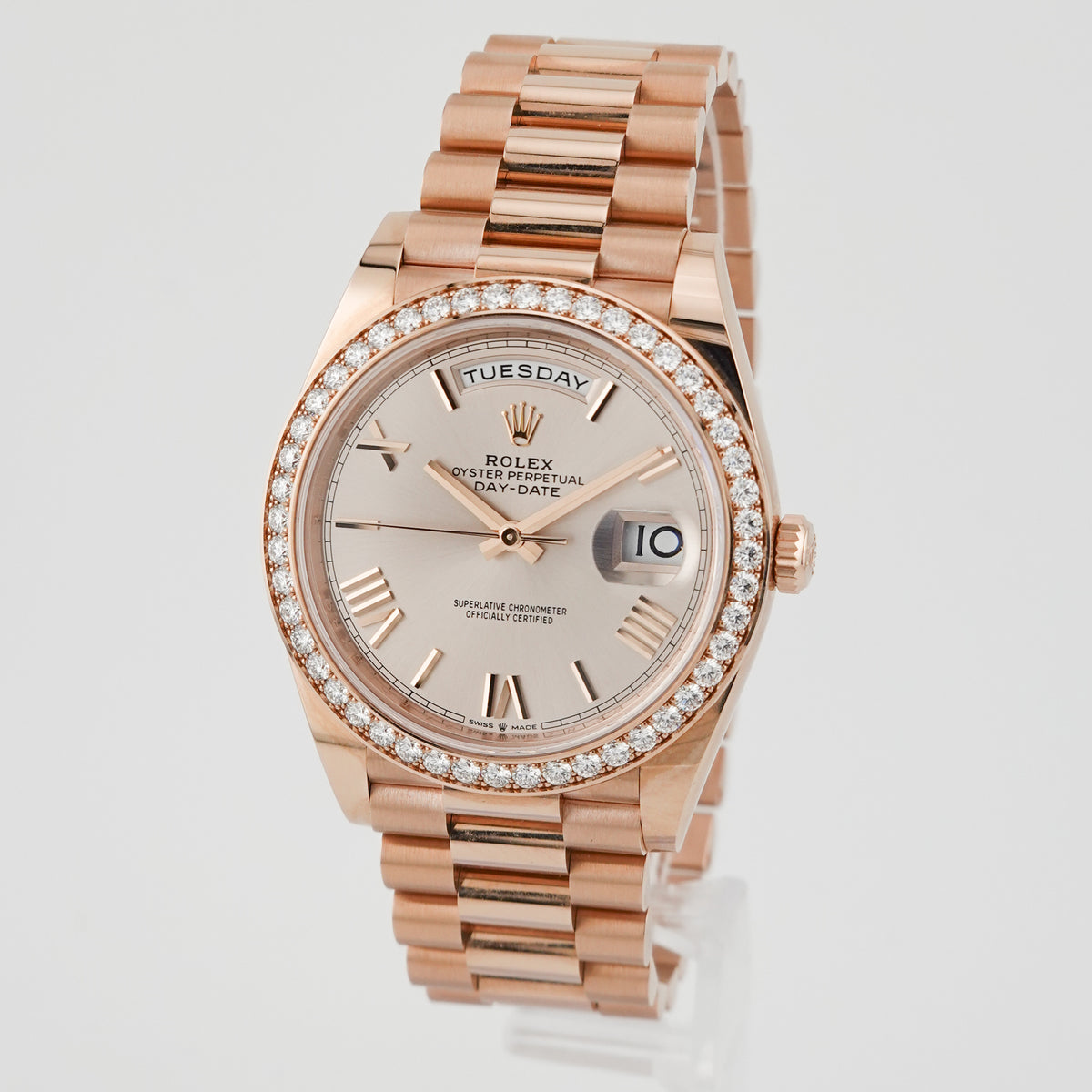 Day Date 40 Roségold 228345RBR Factory Setting - 2022