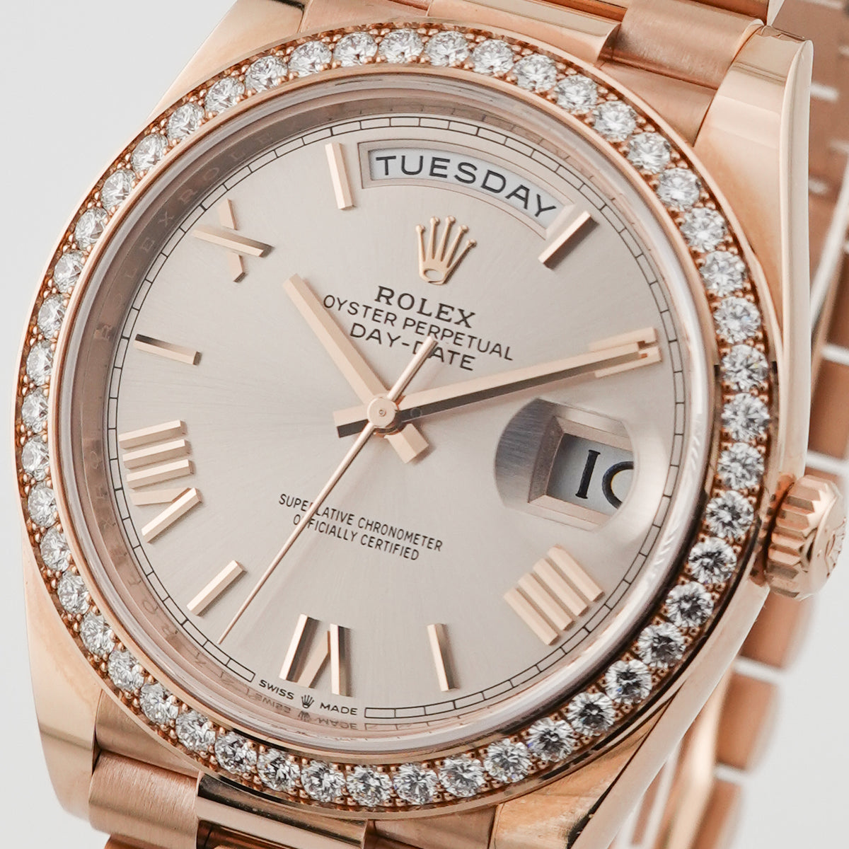 Day Date 40 Roségold 228345RBR Factory Setting - 2022