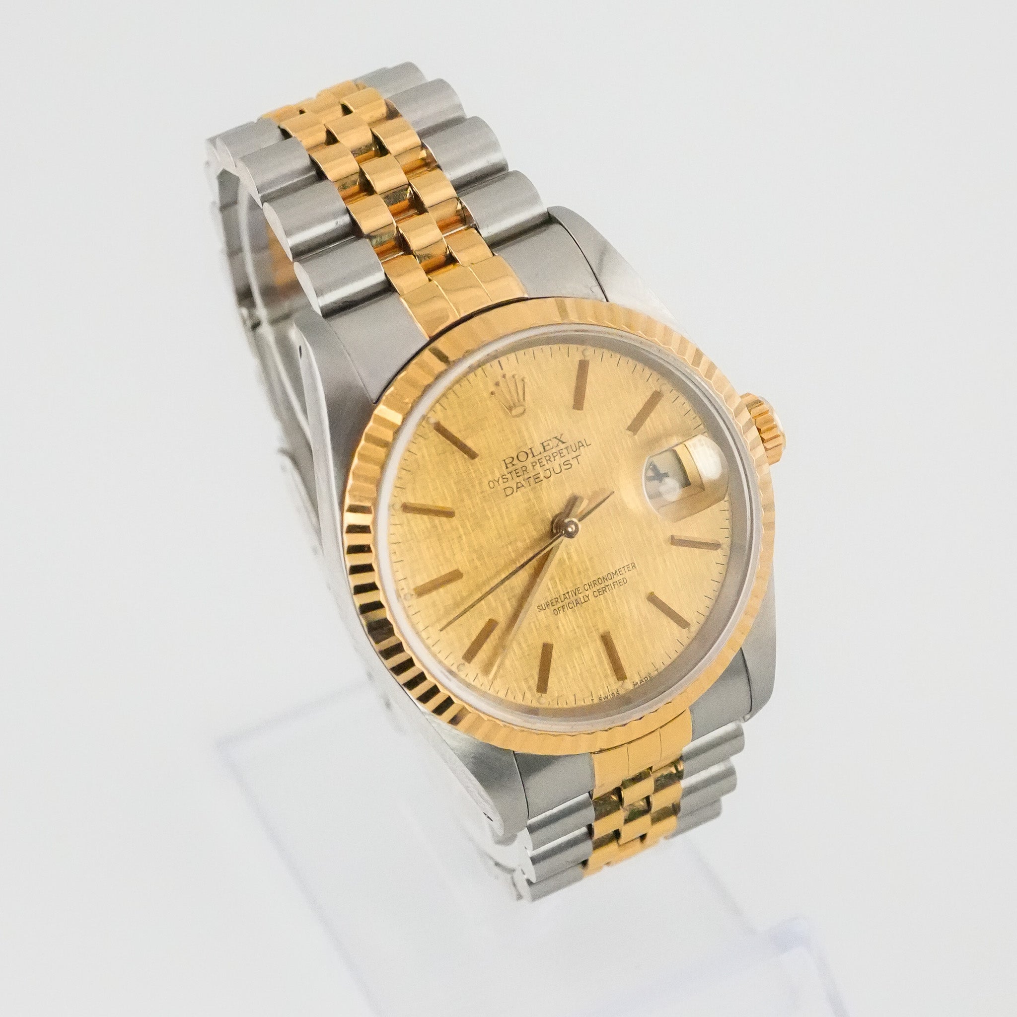 Rolex Datejust 36 Steel / Yellow Gold 16233 - 1991