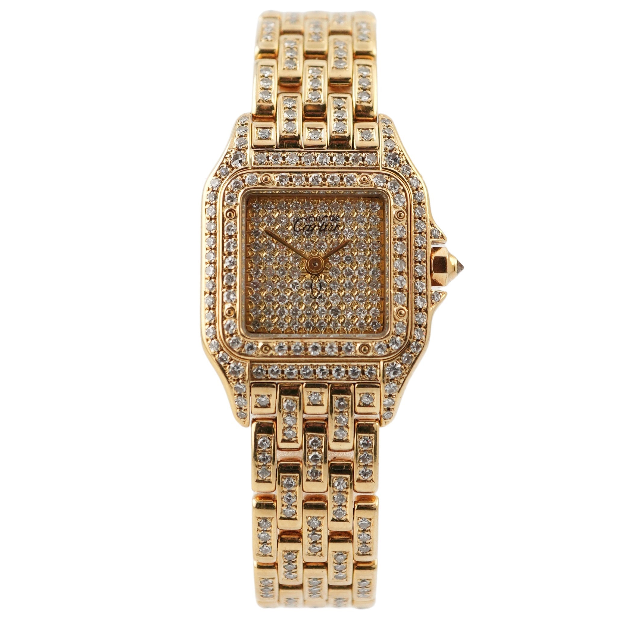 Cartier Panthère Gelbgold Lady Factory Diamonds