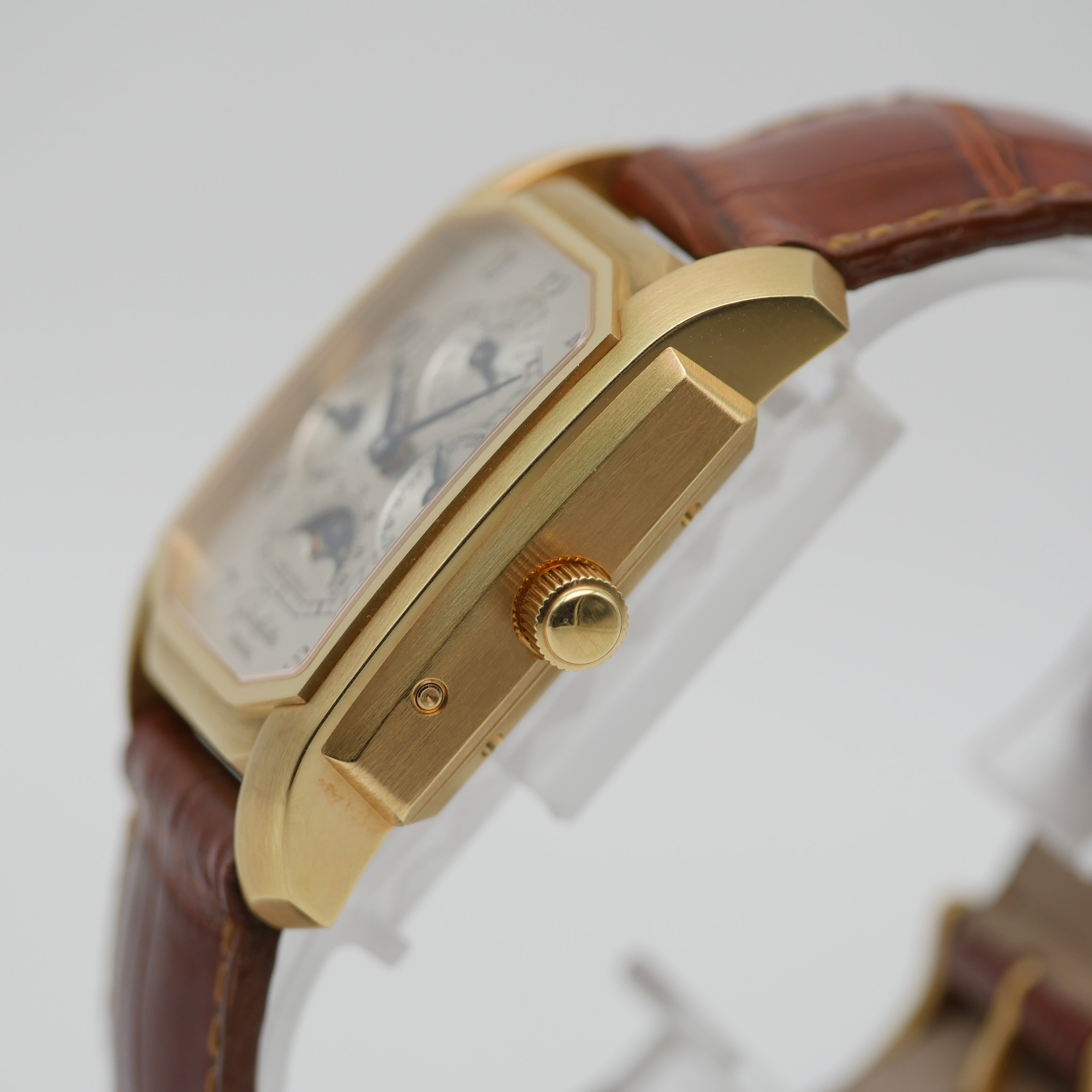 Glashütte Original Senator Karrée Ewiger Kalender Roségold 1845