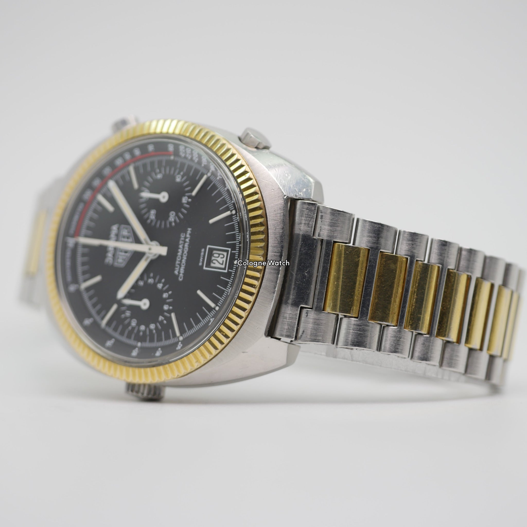 Heuer Jarama Caliber 12 Steel / Yellow Gold 110.245
