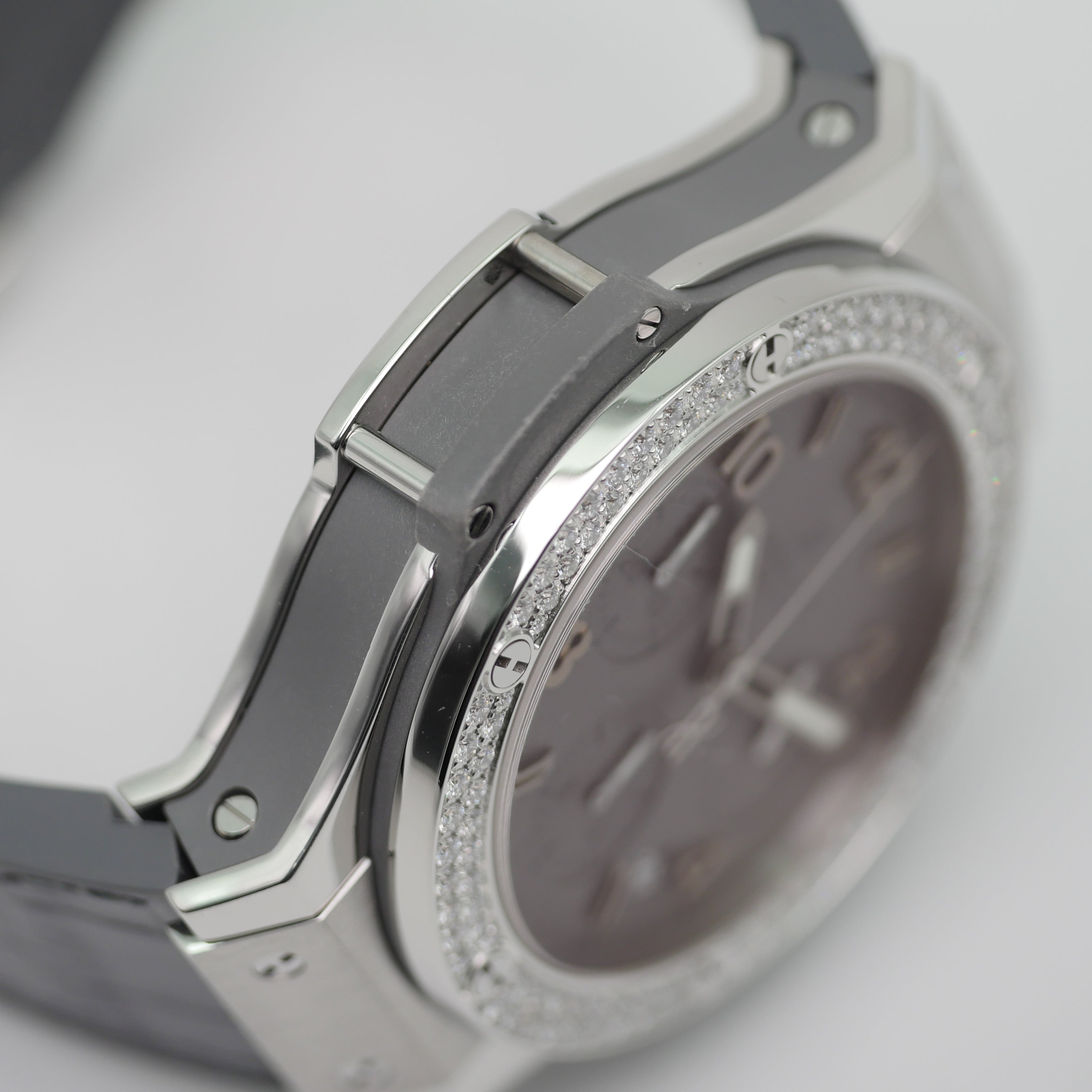 Hublot Big Bang "Earl Grey" Stahl 342.ST.5010.LR.1104 - 2012 ( Hublot serviced 2023 )