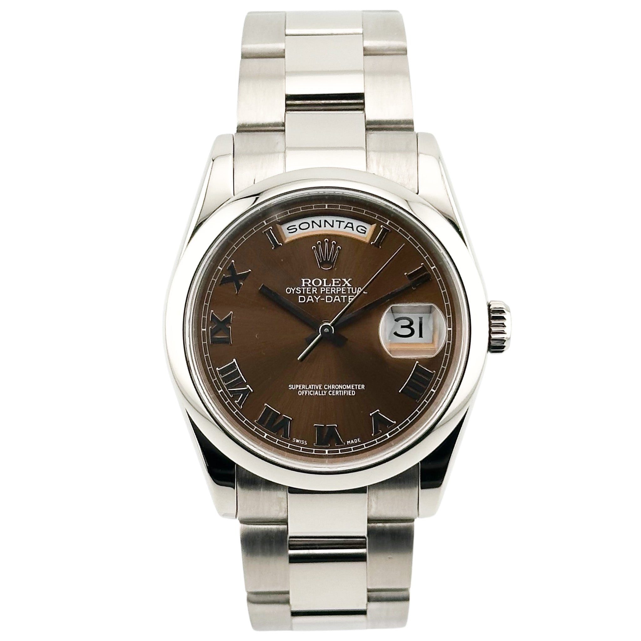 Rolex Day-Date 36 White Gold 118209 - 2001