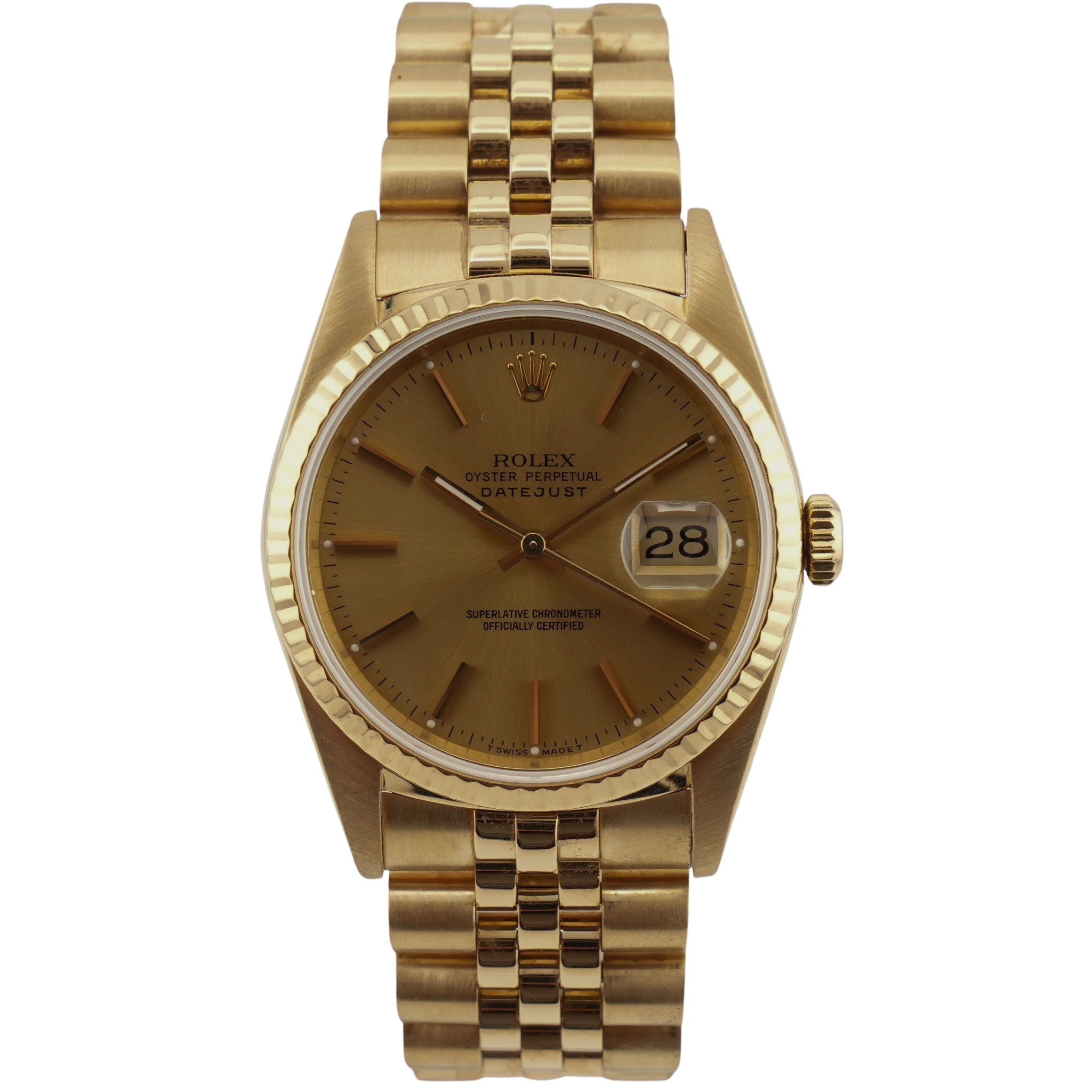 Rolex Datejust 36 Gelbgold 16238 - 1989