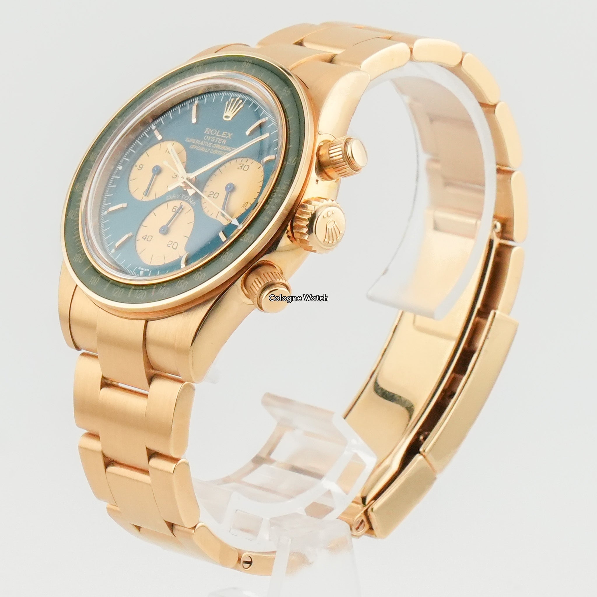 Rolex Daytona Gelbgold Green Artisans de Geneve "Honey Green Challenge"