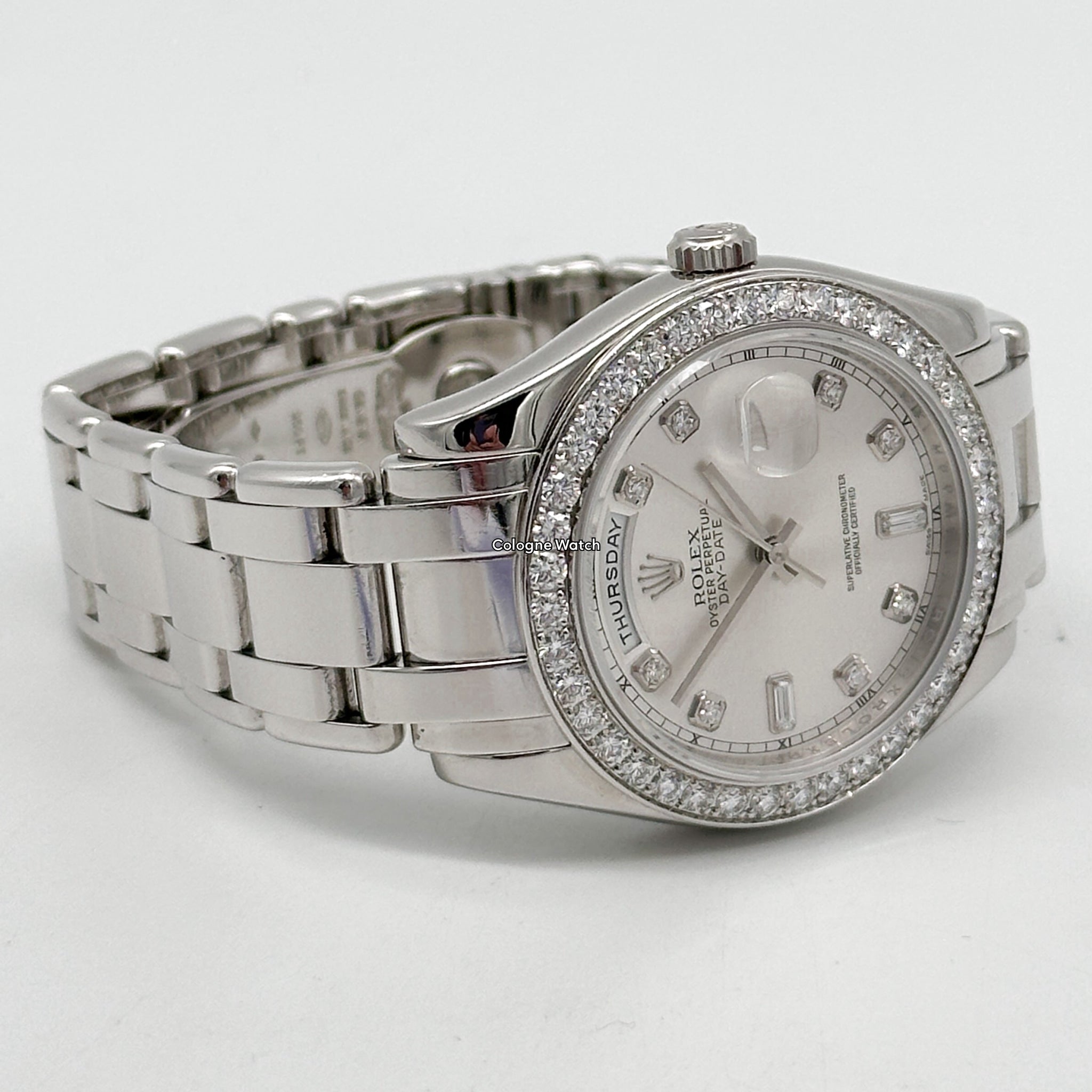 Rolex Day-Date 39 Masterpiece Platin 18946 - 2009