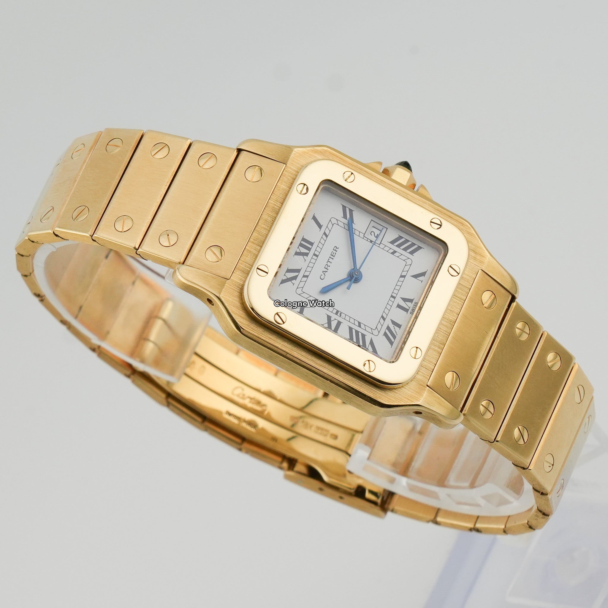 Cartier Santos Carree Gelbgold 2960 - 1986 Men´s Size