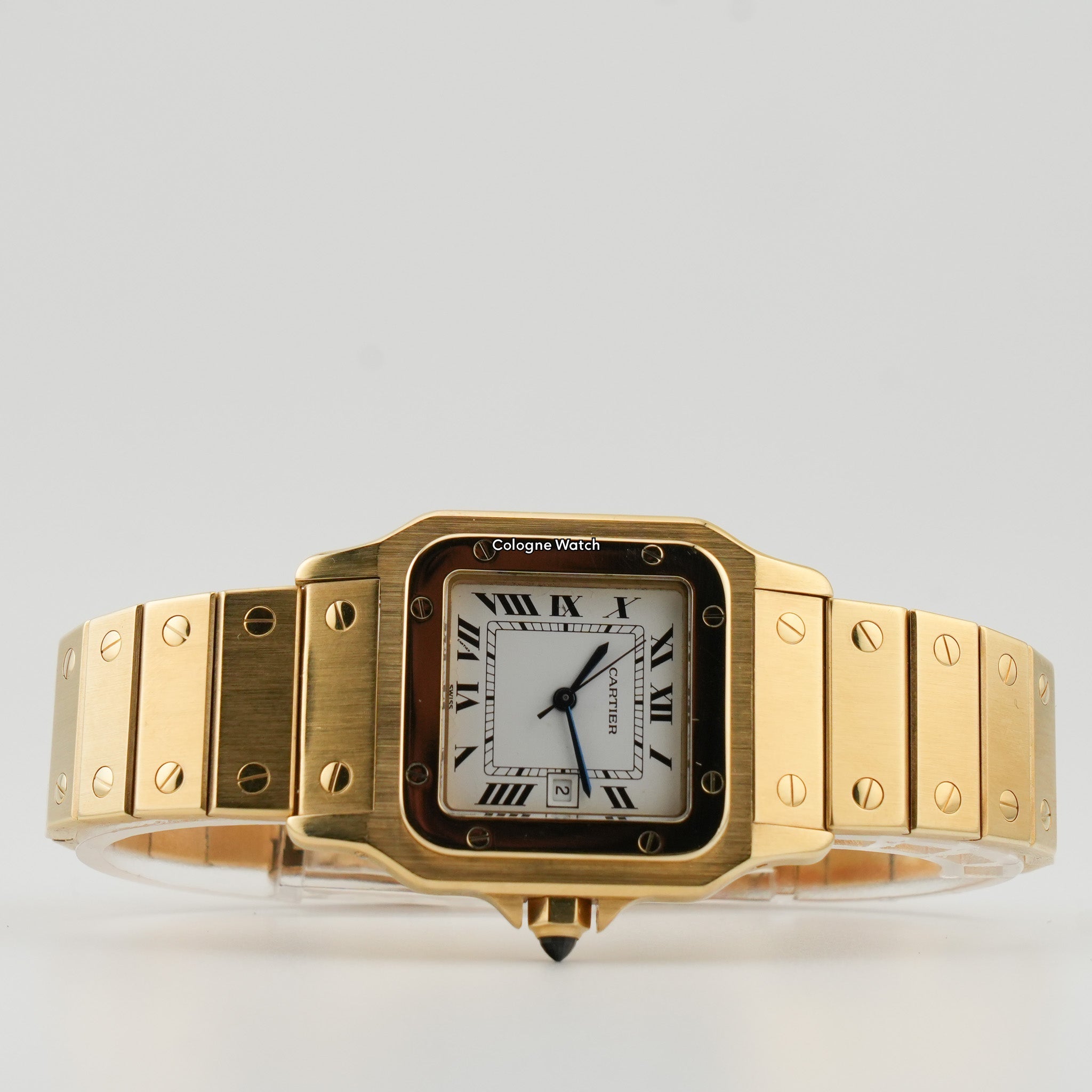 Cartier Santos Carree Gelbgold 2960 - 1986 Men´s Size