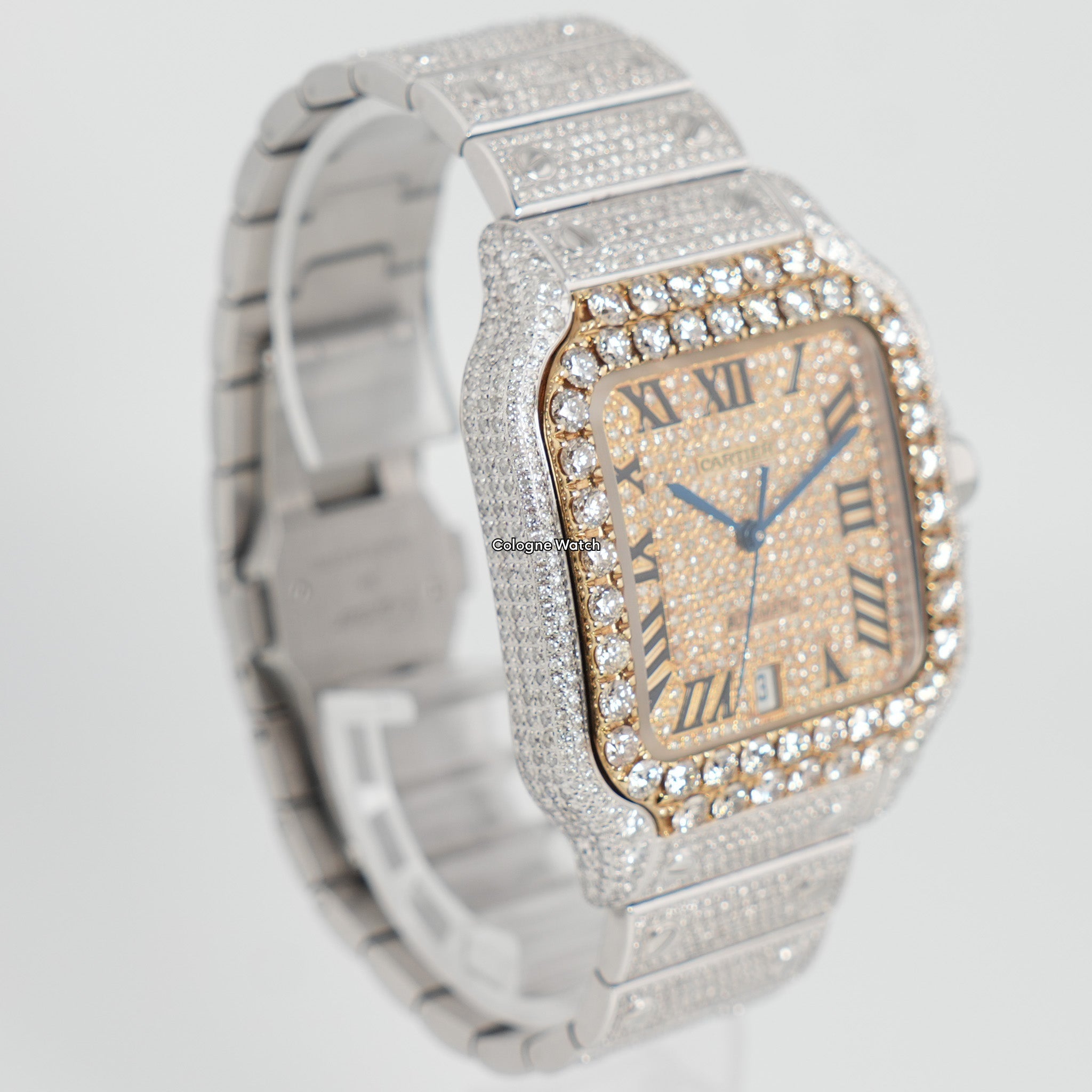 Cartier Santos Iced Out - WSSA0018