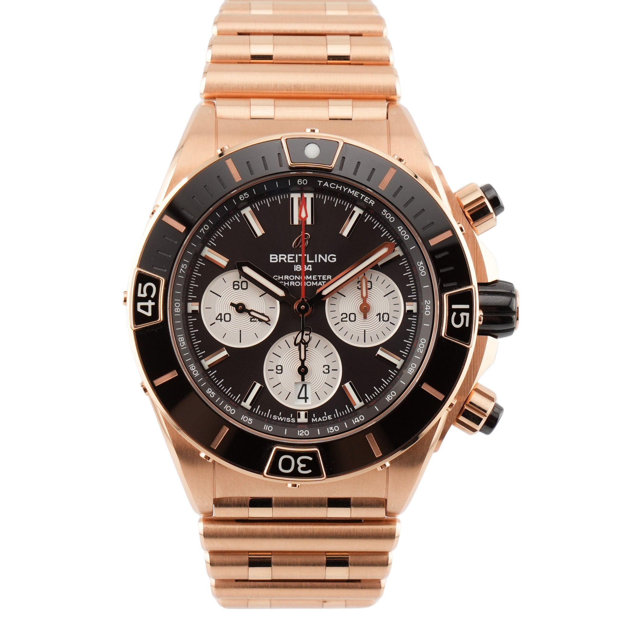 Breitling Chronomat Rosegold RB0136 - 2025 - 332.9 gr.