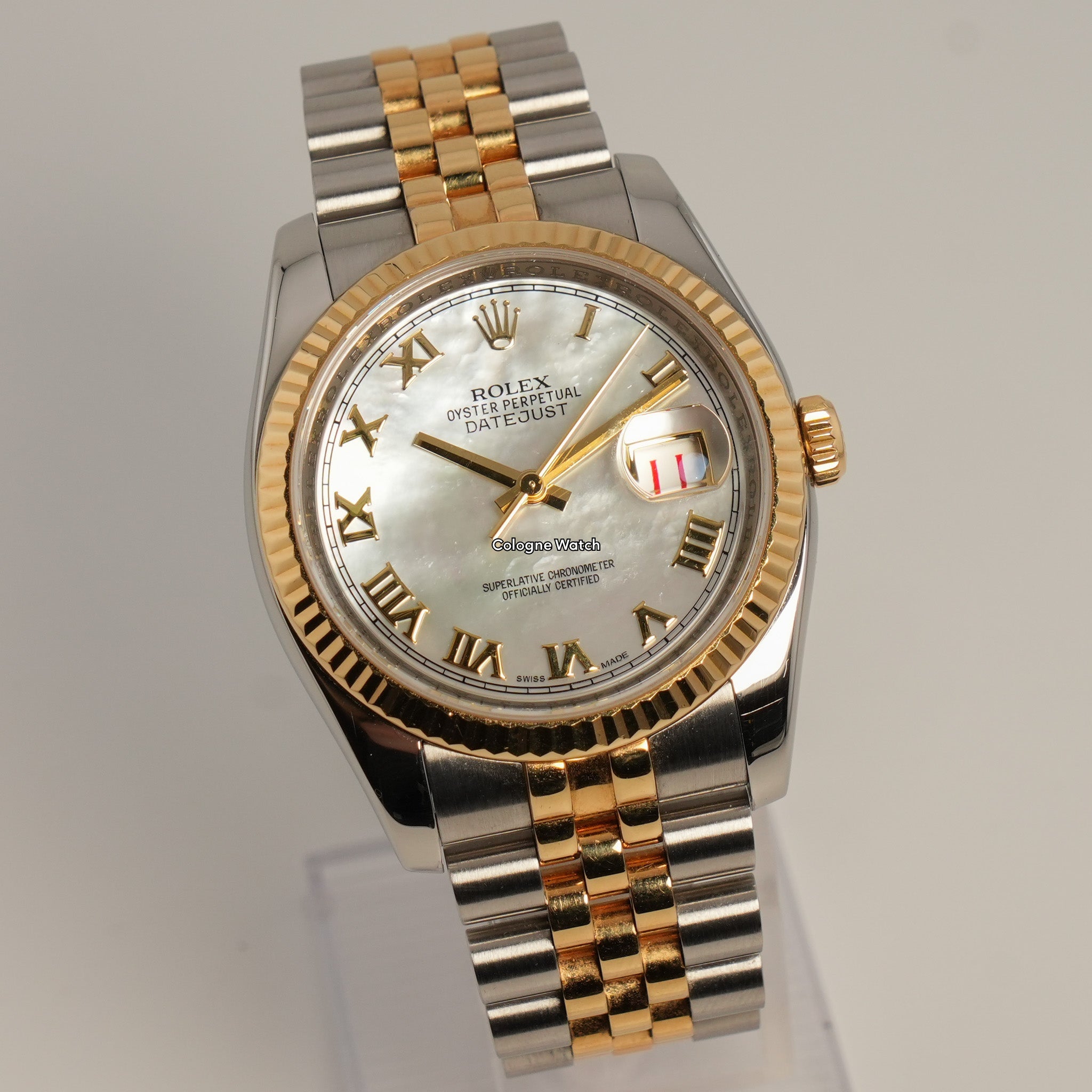 Rolex Datejust 36 Stahl/Gold - 116233 - 2010 MOP Dial
