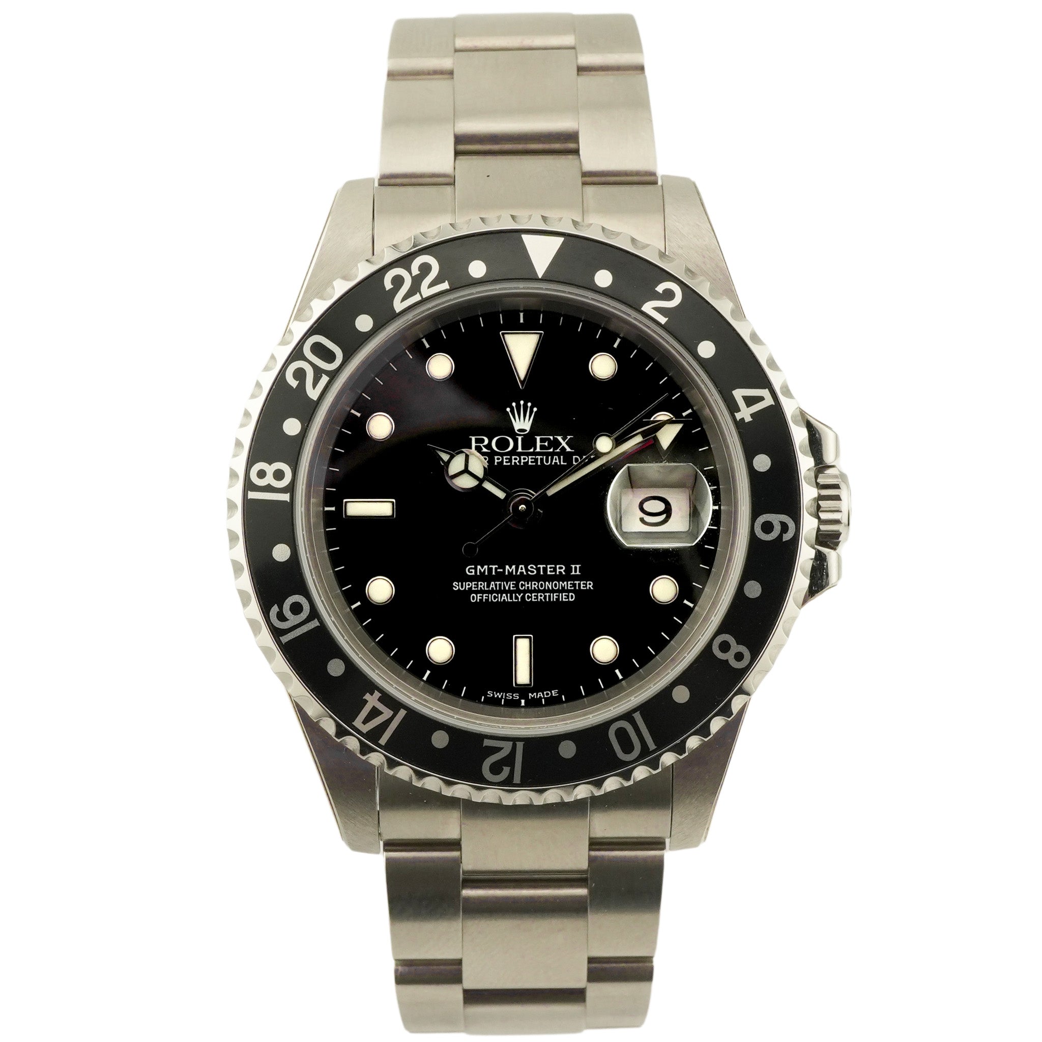 Rolex GMT-Master II Stahl 16710 - 2003 ''verklebt''