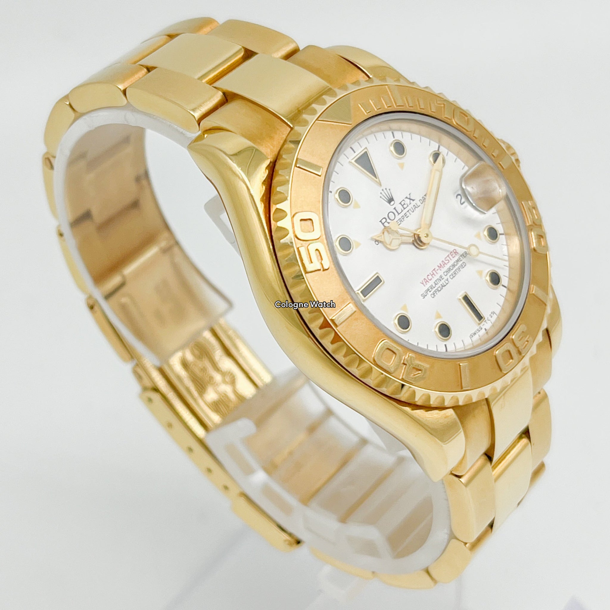 Rolex Yacht Master 35 Gelbgold 68628